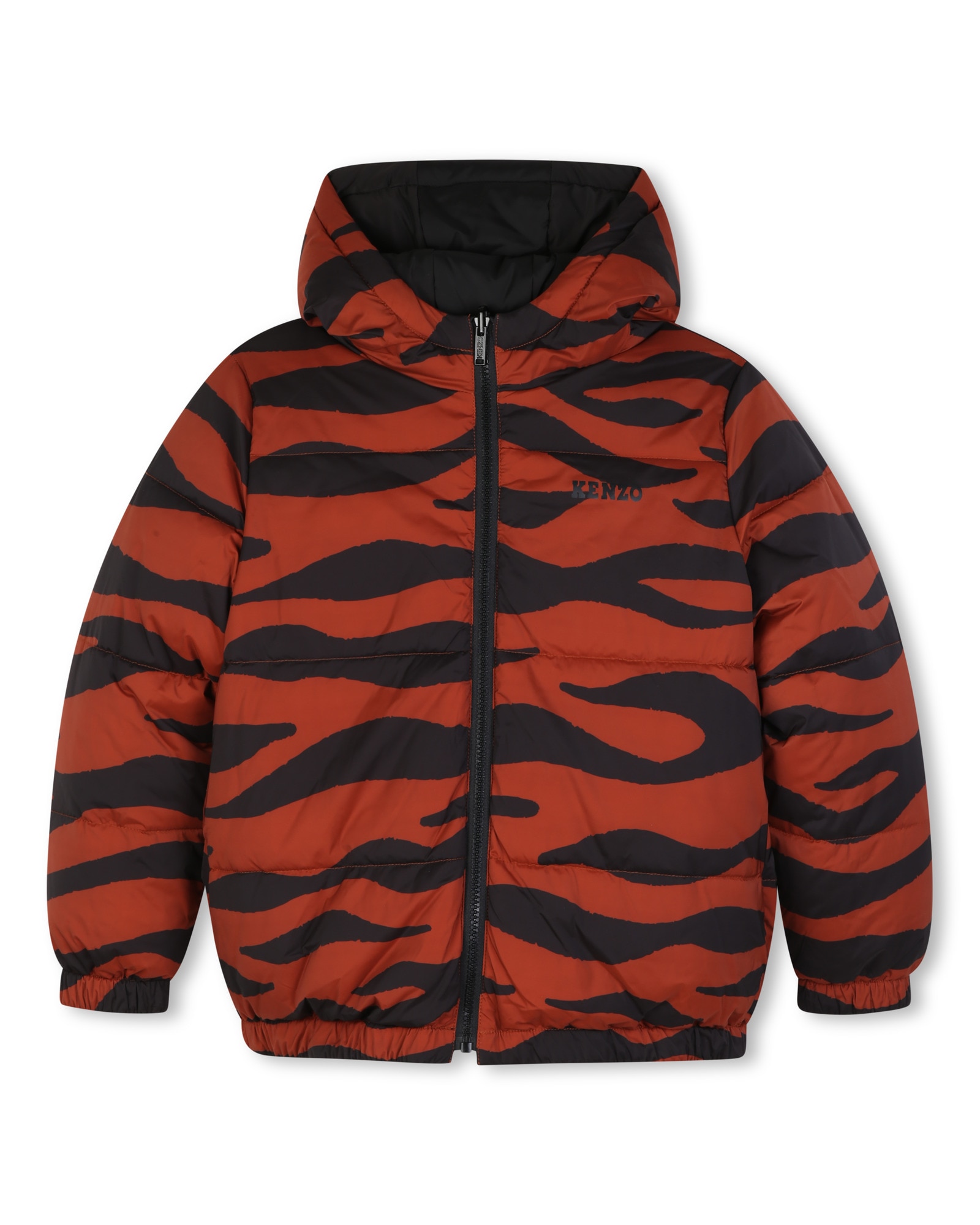 Abrigo de niño con estampado animal - Kenzo Kids - Negro Negro-2