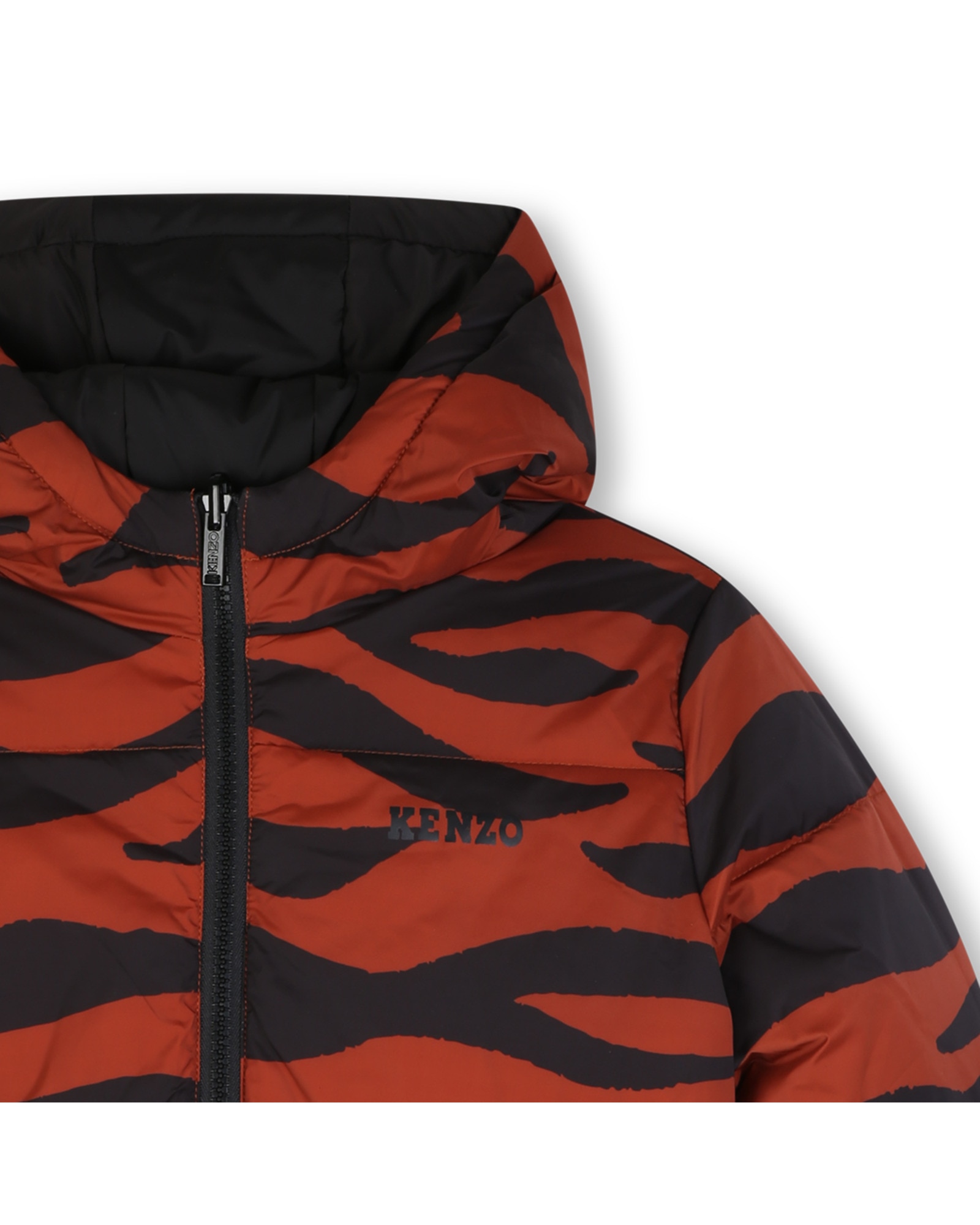 Abrigo de niño con estampado animal - Kenzo Kids - Negro Negro-5