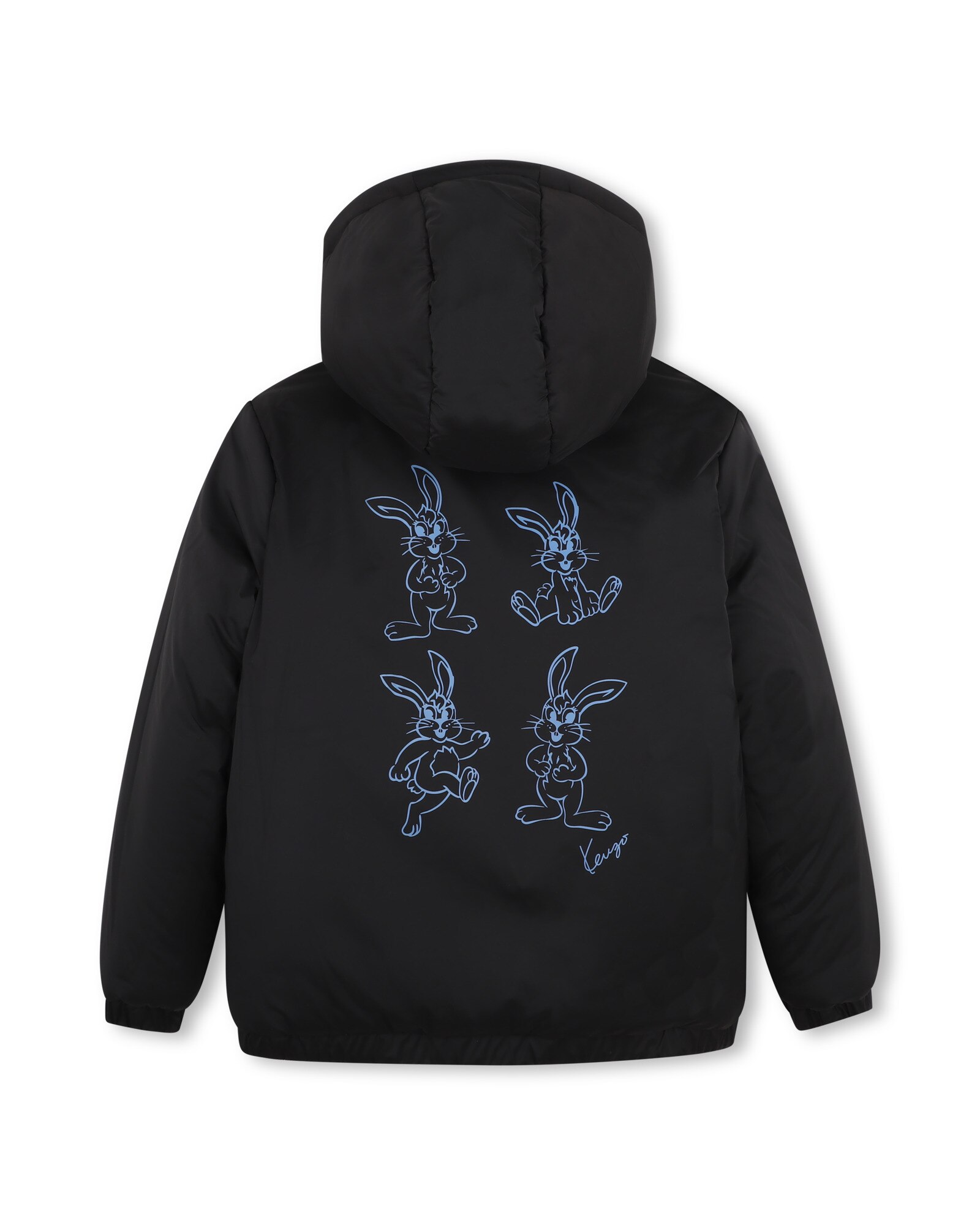 Abrigo de niño con cuadros - Kenzo Kids - Negro Negro-3