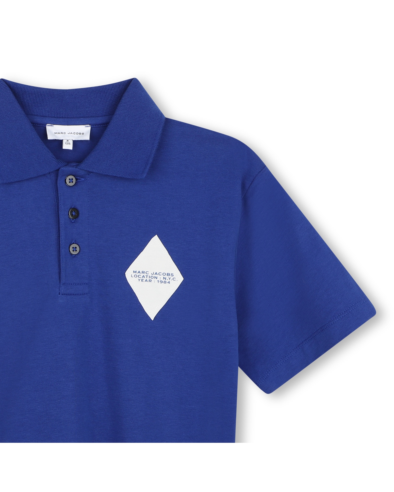 Imagen 2 de Polo de niño de manga corta con fantasía - Marc Jacobs - Azul marino Azul marino