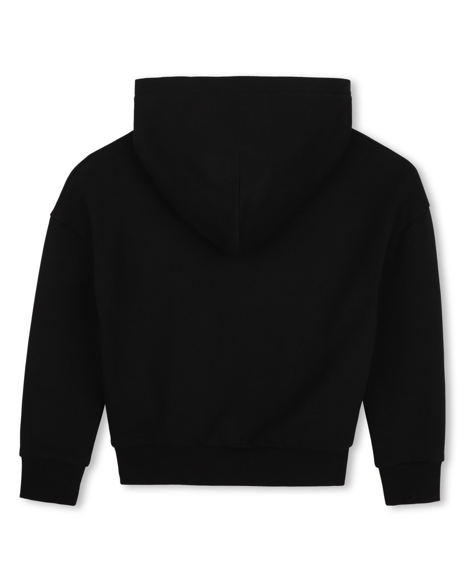 Imagen 3 de Sudadera con capucha de niña liso - Hugo - Negro Negro