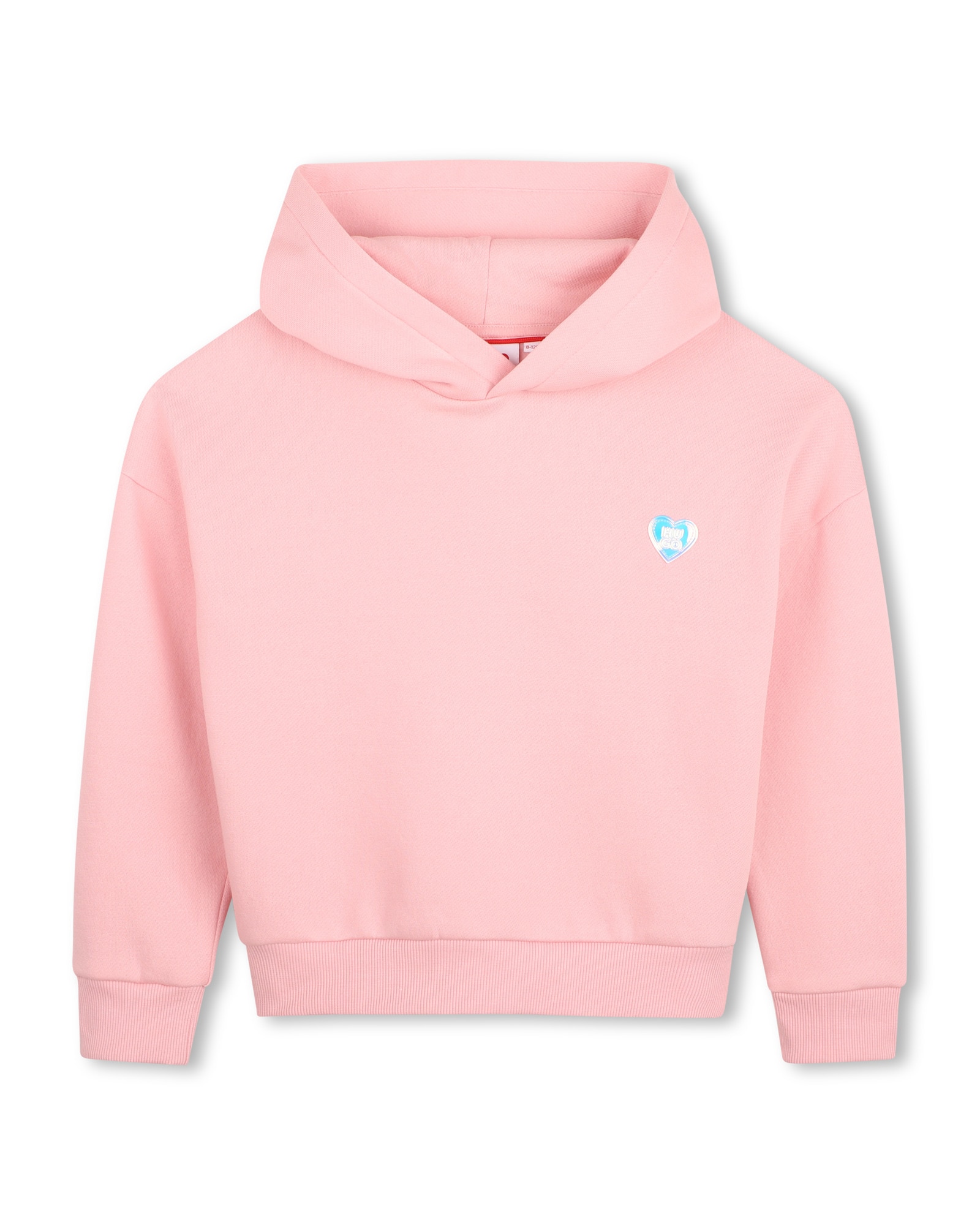 Imagen 1 de Sudadera con capucha de niña liso Rosa