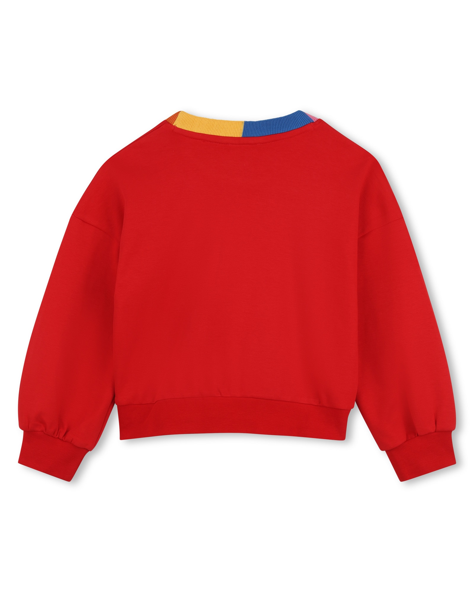 Sudadera con capucha de niña con estampado grande - Kenzo Kids - Rojo Rojo-3