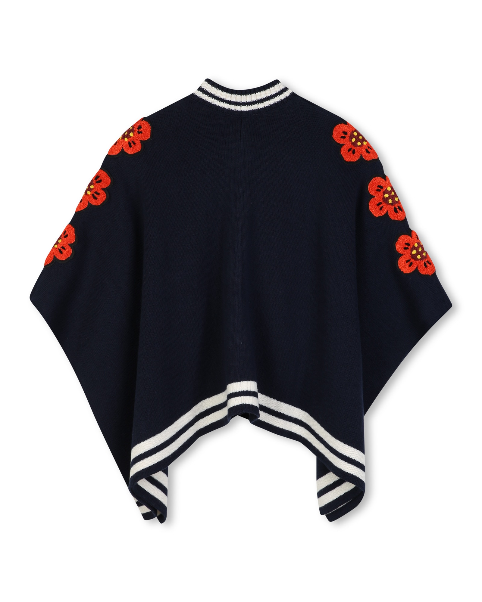 Imagen 3 de Abrigo de niña con estampado grande - Kenzo Kids - Azul marino Azul marino
