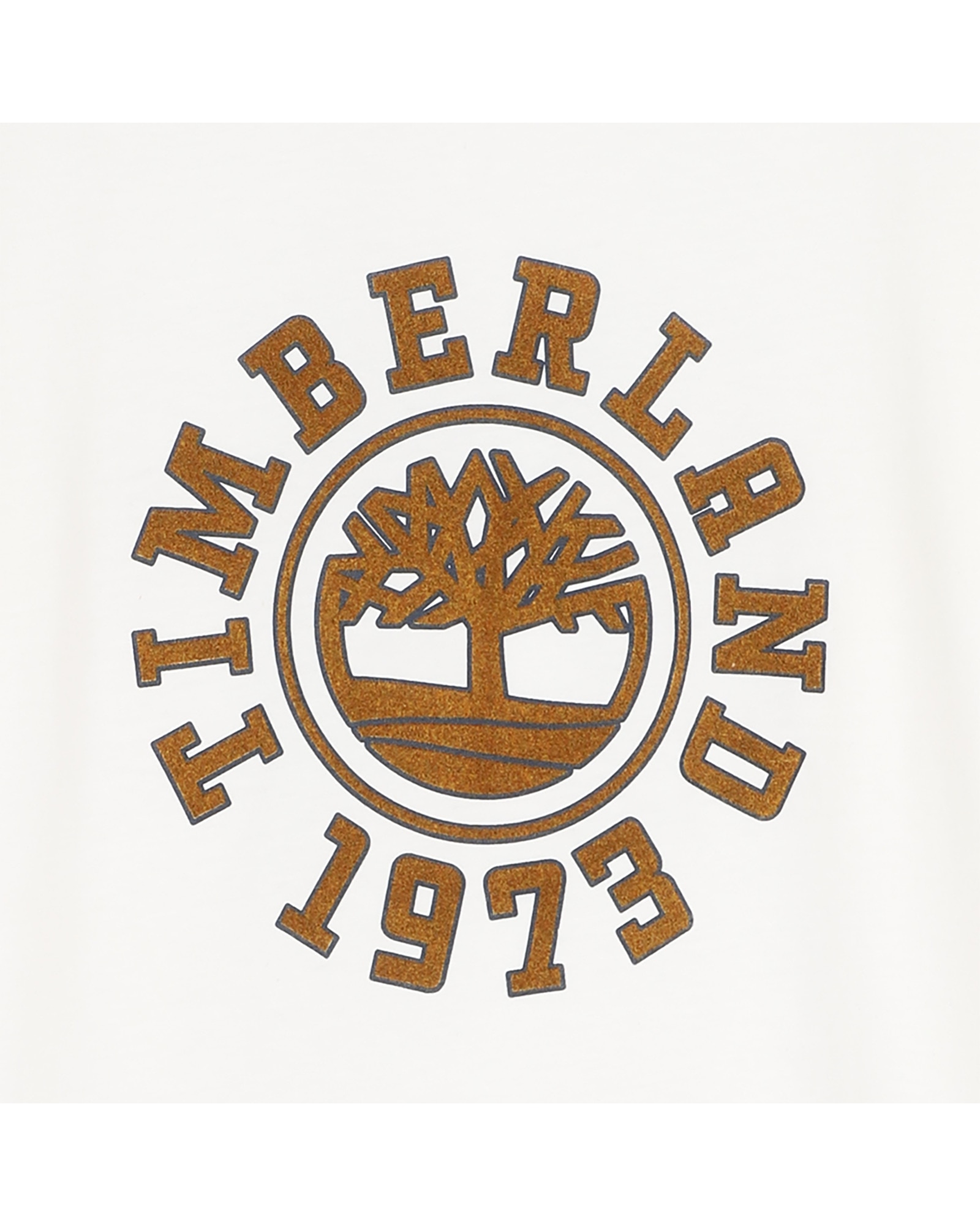 Camiseta de niño de manga larga con estampado grande - Timberland - Crudo Crudo-2