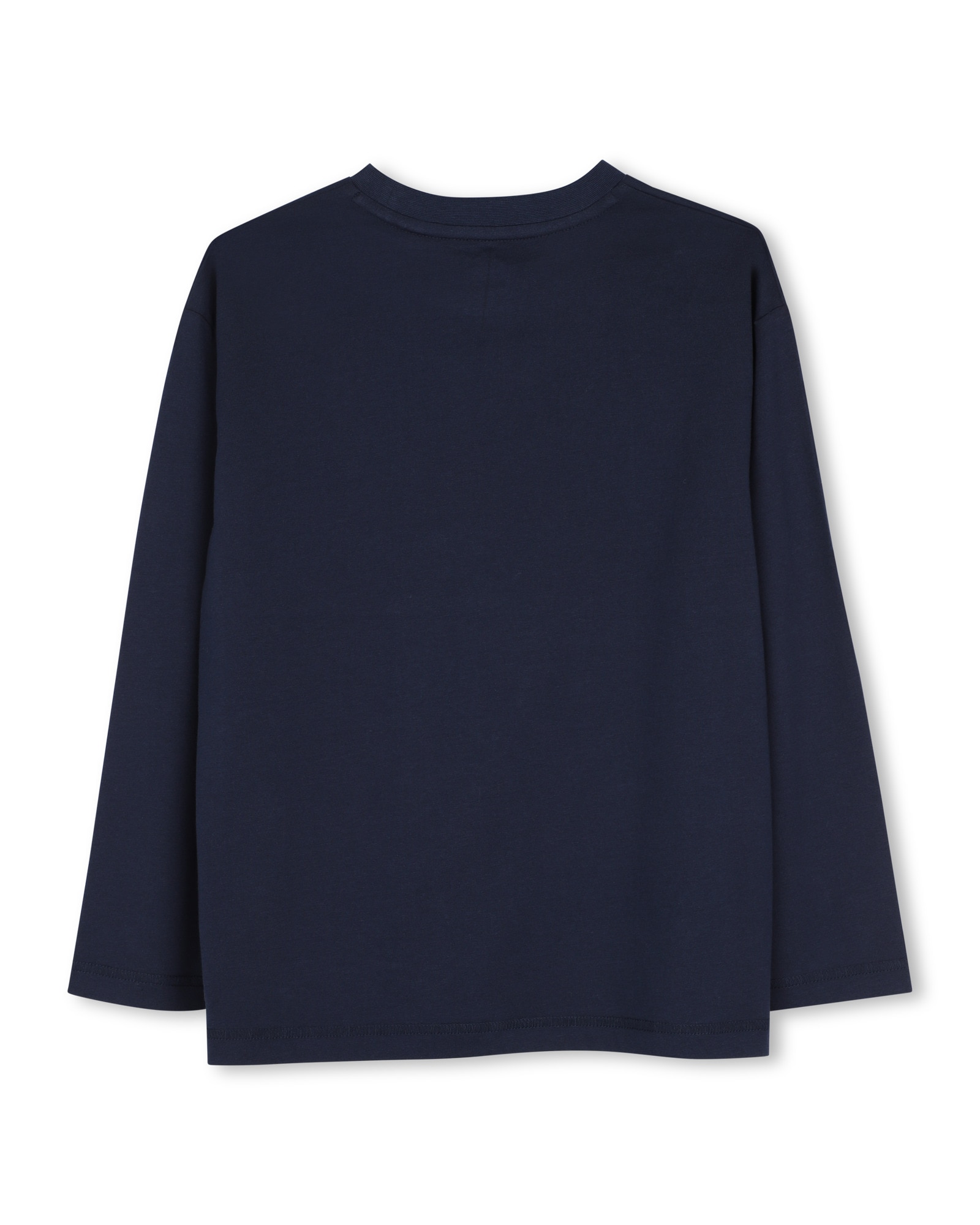 Camiseta de niño de manga larga con estampado grande - Timberland - Azul marino Azul marino-3