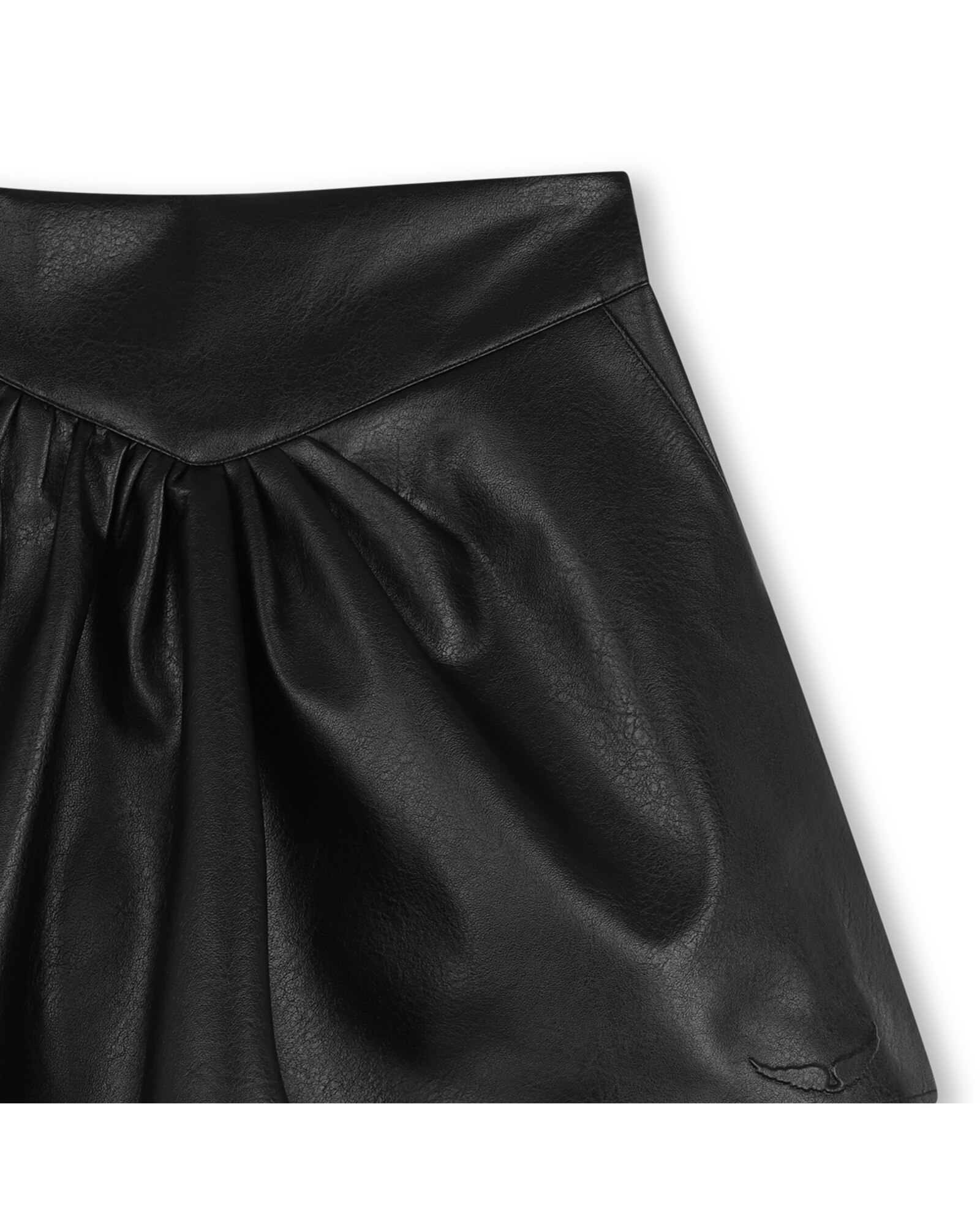 Falda de niña liso - Zadig & Voltaire - Negro Negro-2