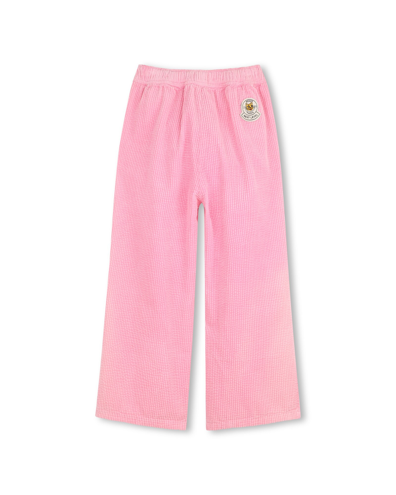 Pantalón cargo de niña liso - Kenzo Kids - Rosa Rosa-3