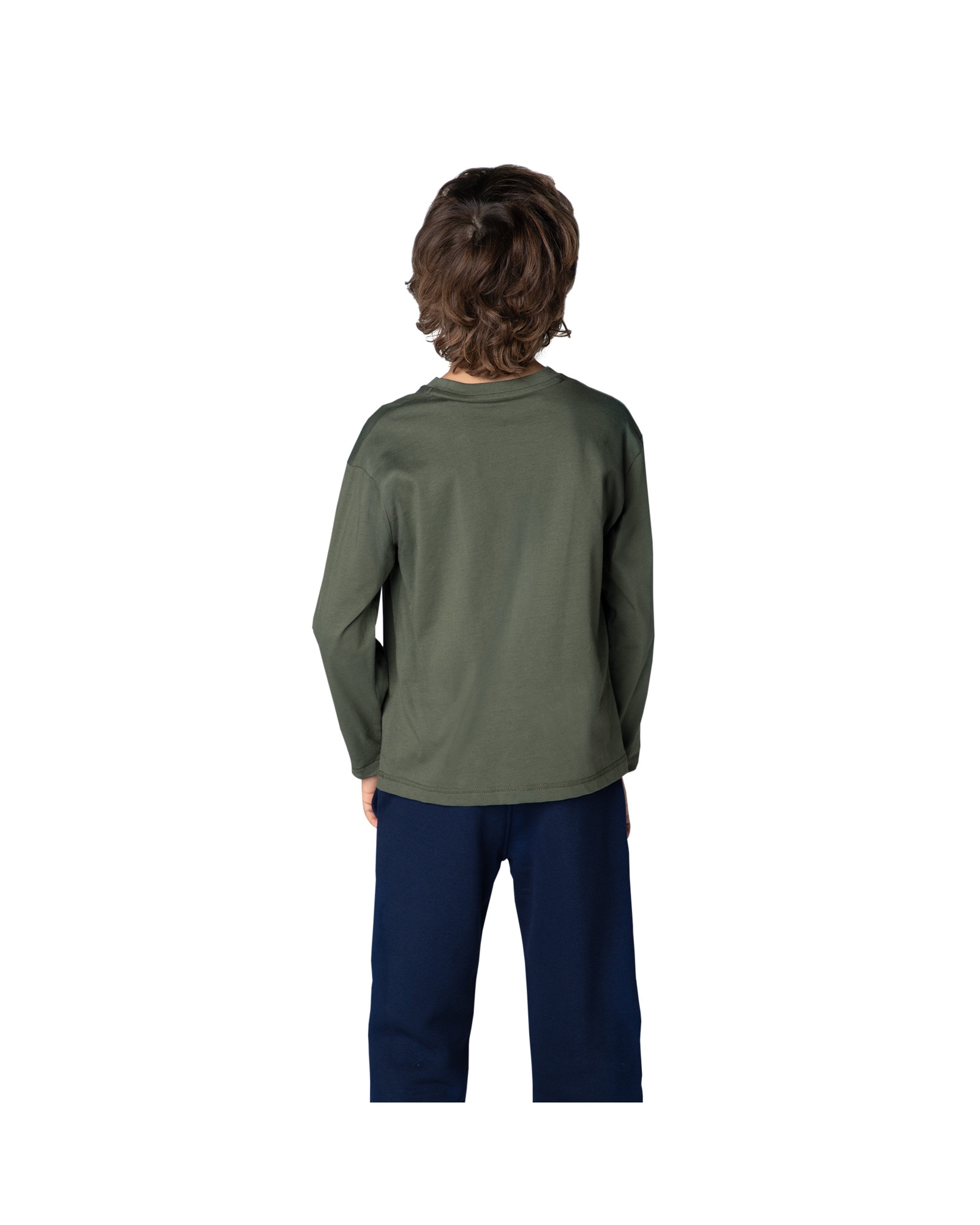 Camiseta de niño de manga larga liso - Timberland - Azul Azul-2