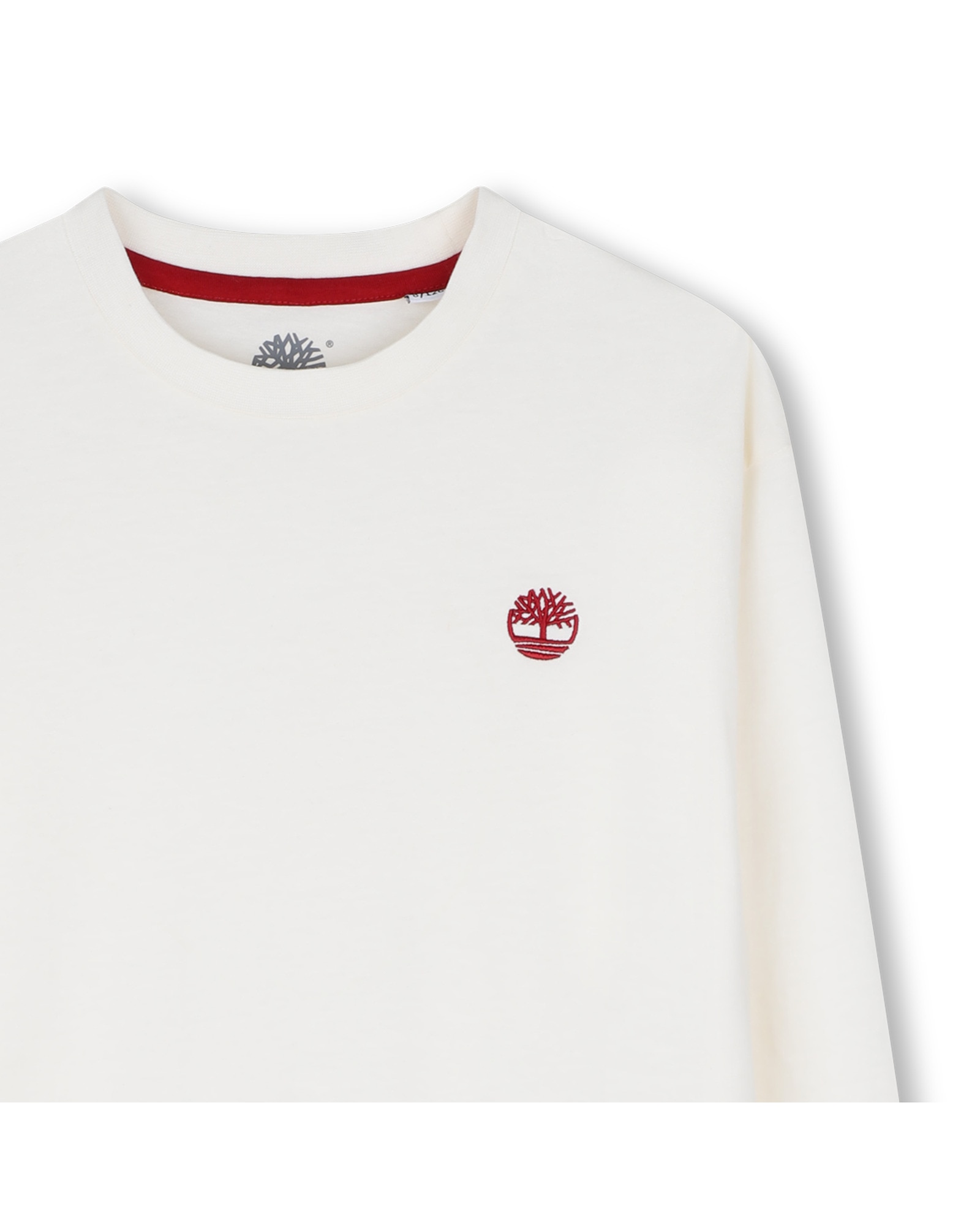 Camiseta de niño de manga larga liso - Timberland - Crudo Crudo-3