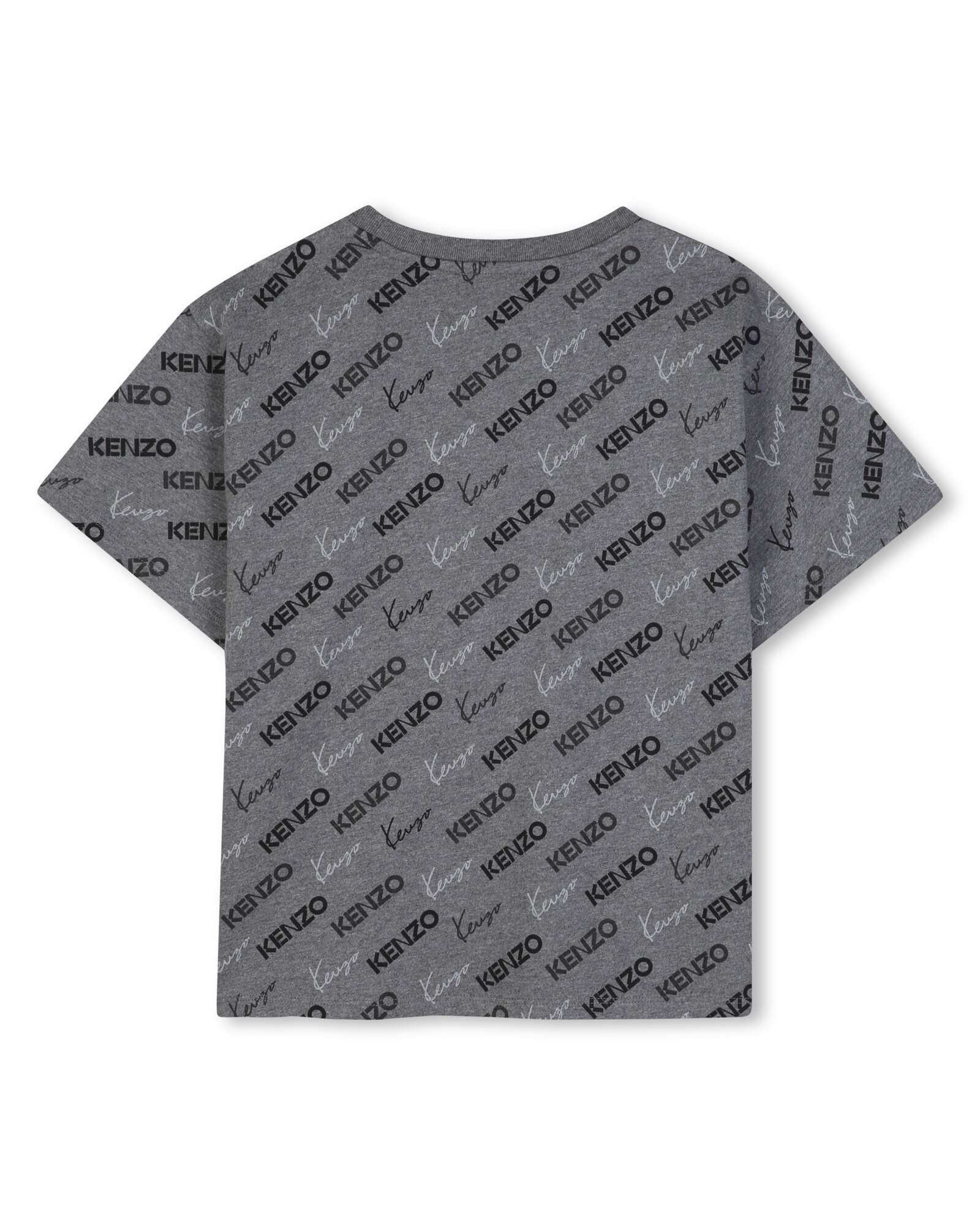 Camiseta de niño de manga corta con fantasía - Kenzo Kids - Gris claro Gris claro-3