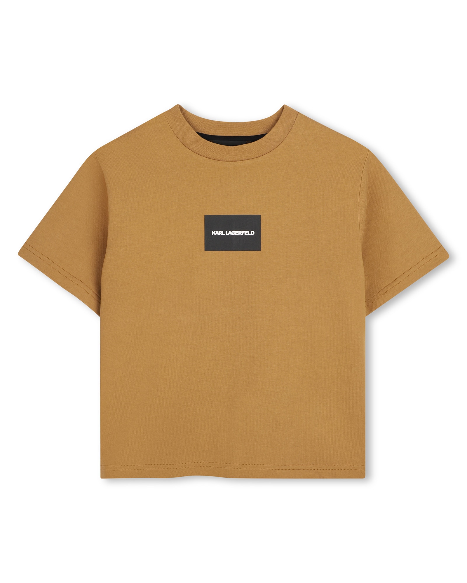 Imagen 1 de Camiseta de niño de manga corta con estampado grande - Karl Lagerfeld Kids - Marrón Marrón