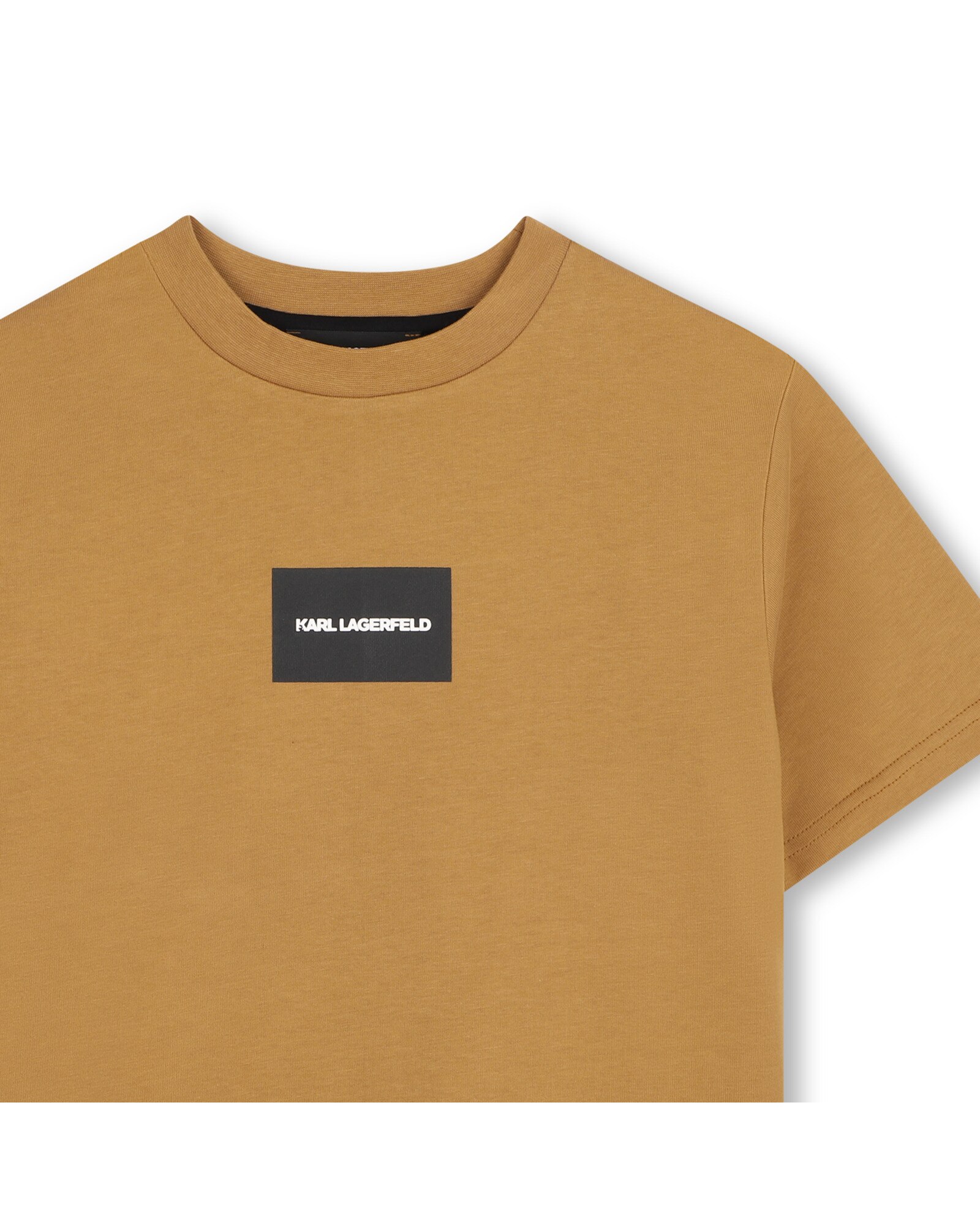 Imagen 3 de Camiseta de niño de manga corta con estampado grande - Karl Lagerfeld Kids - Marrón Marrón