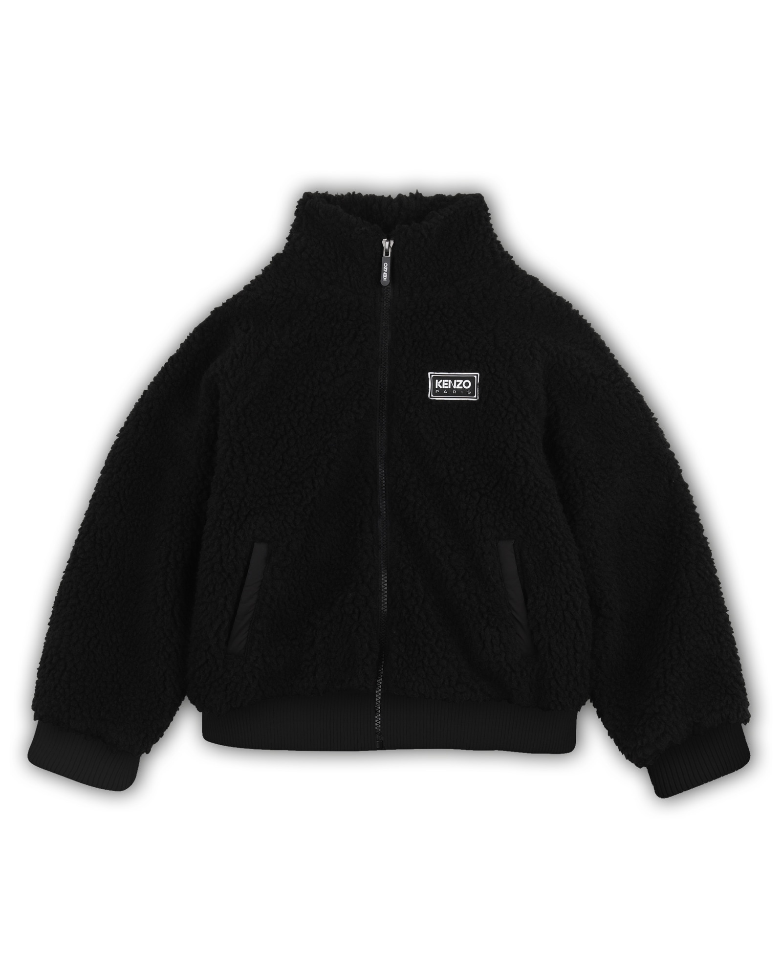 Cazadora de niño con estampado grande - Kenzo Kids - Negro Negro-1
