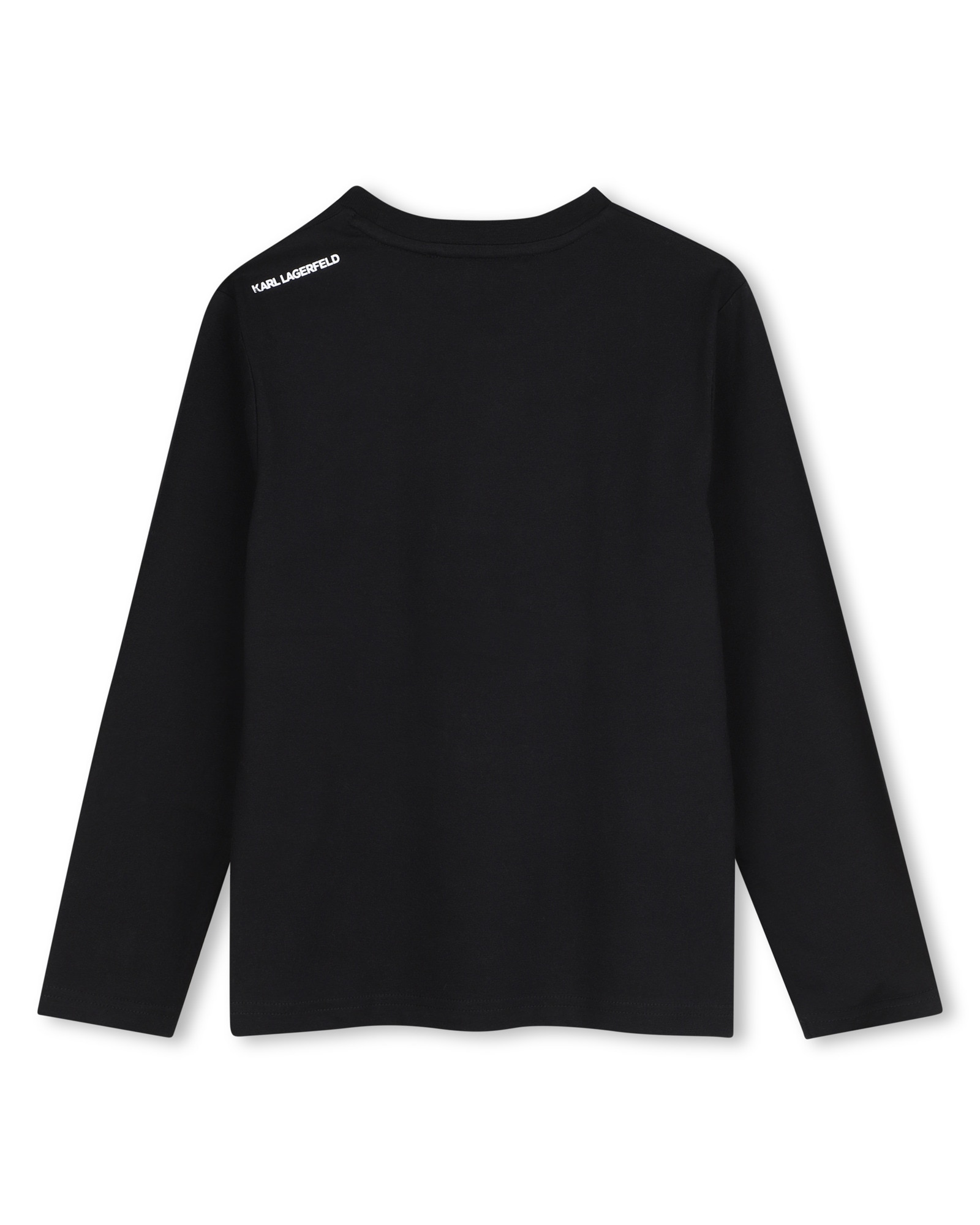 Imagen 3 de Camiseta de niño de manga larga con estampado grande - Karl Lagerfeld Kids - Negro Negro