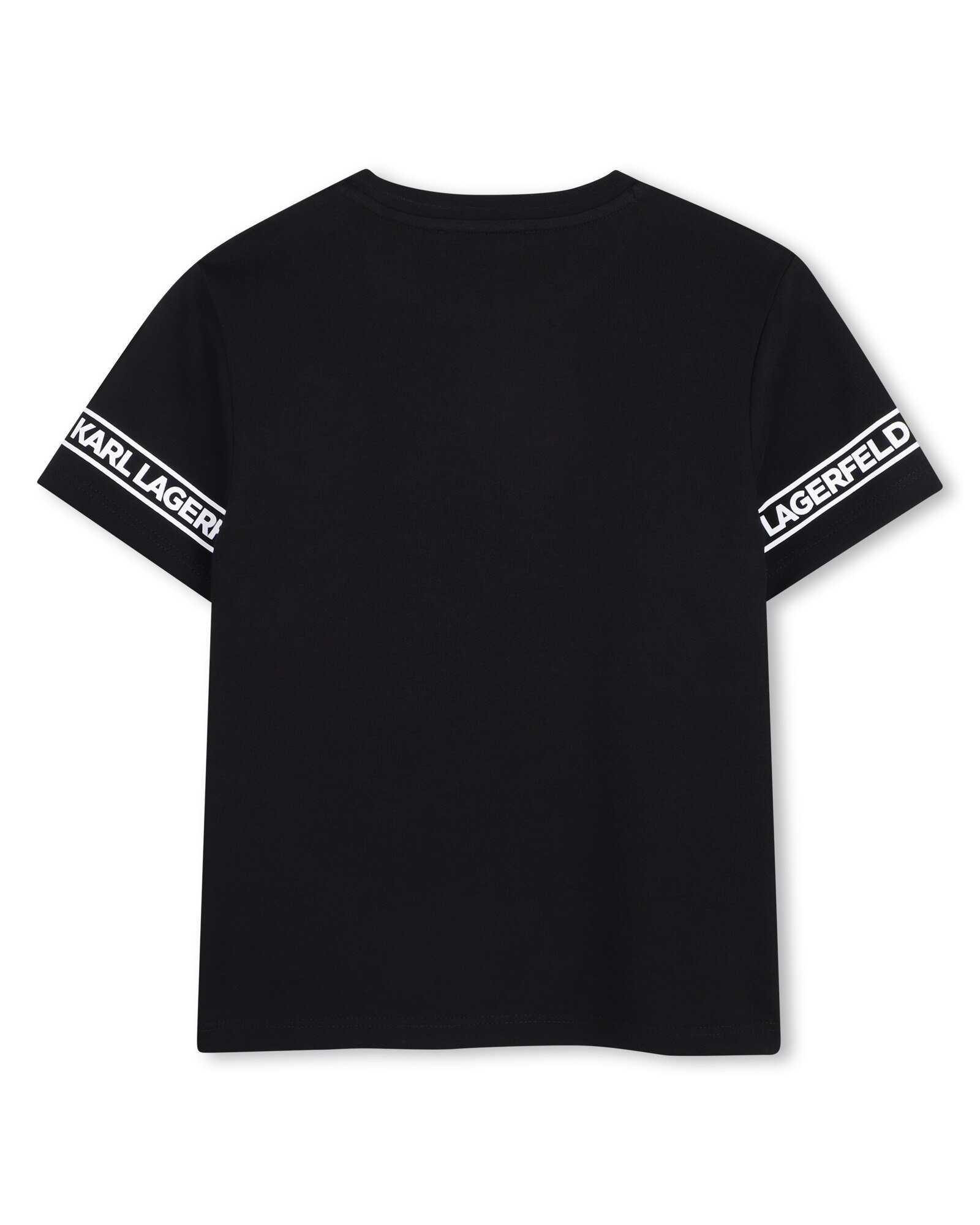 Imagen 3 de Camiseta de niño de manga corta con estampado grande - Karl Lagerfeld Kids - Negro Negro