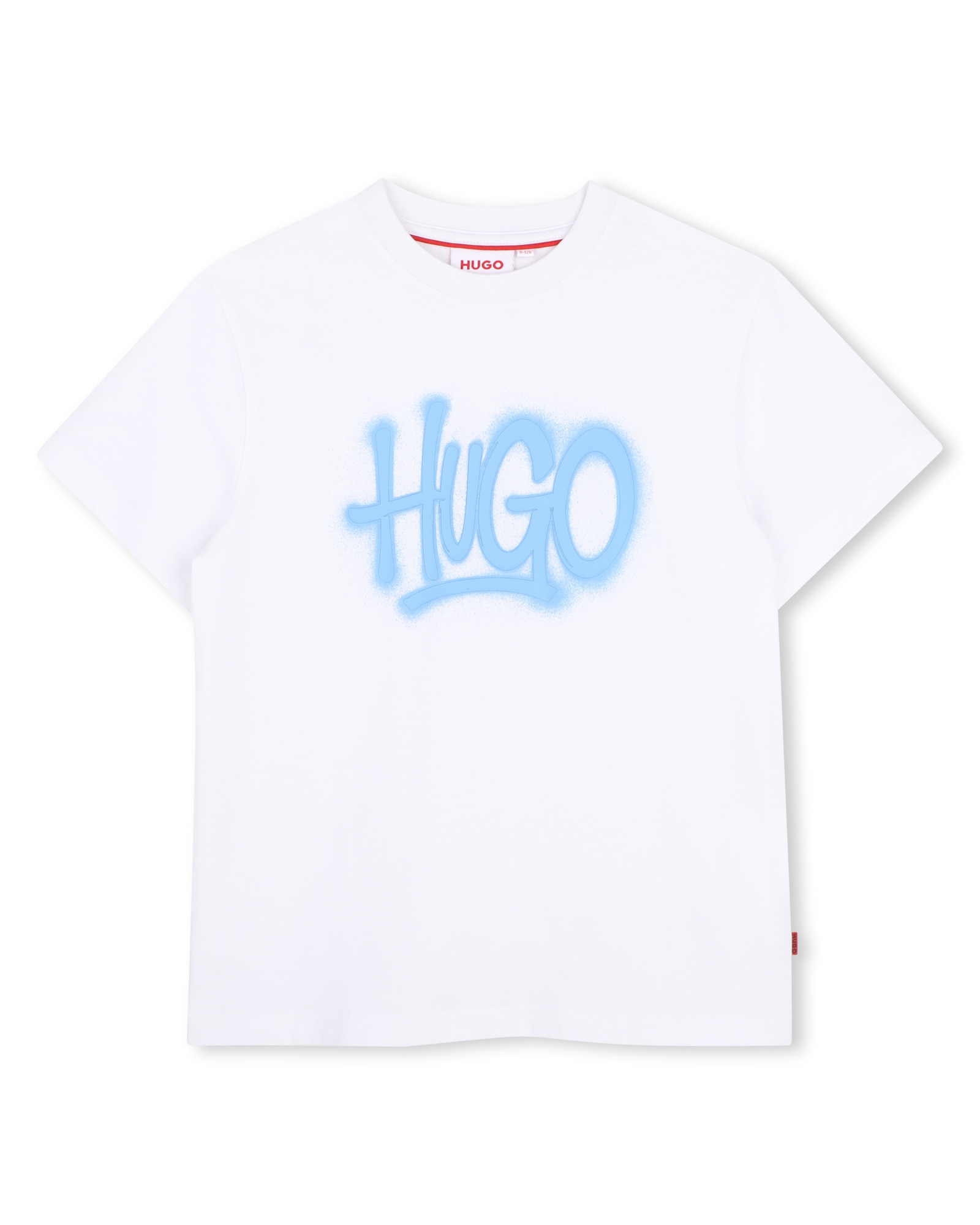 Imagen 0 de Camiseta de niño de manga corta con estampado grande Blanco