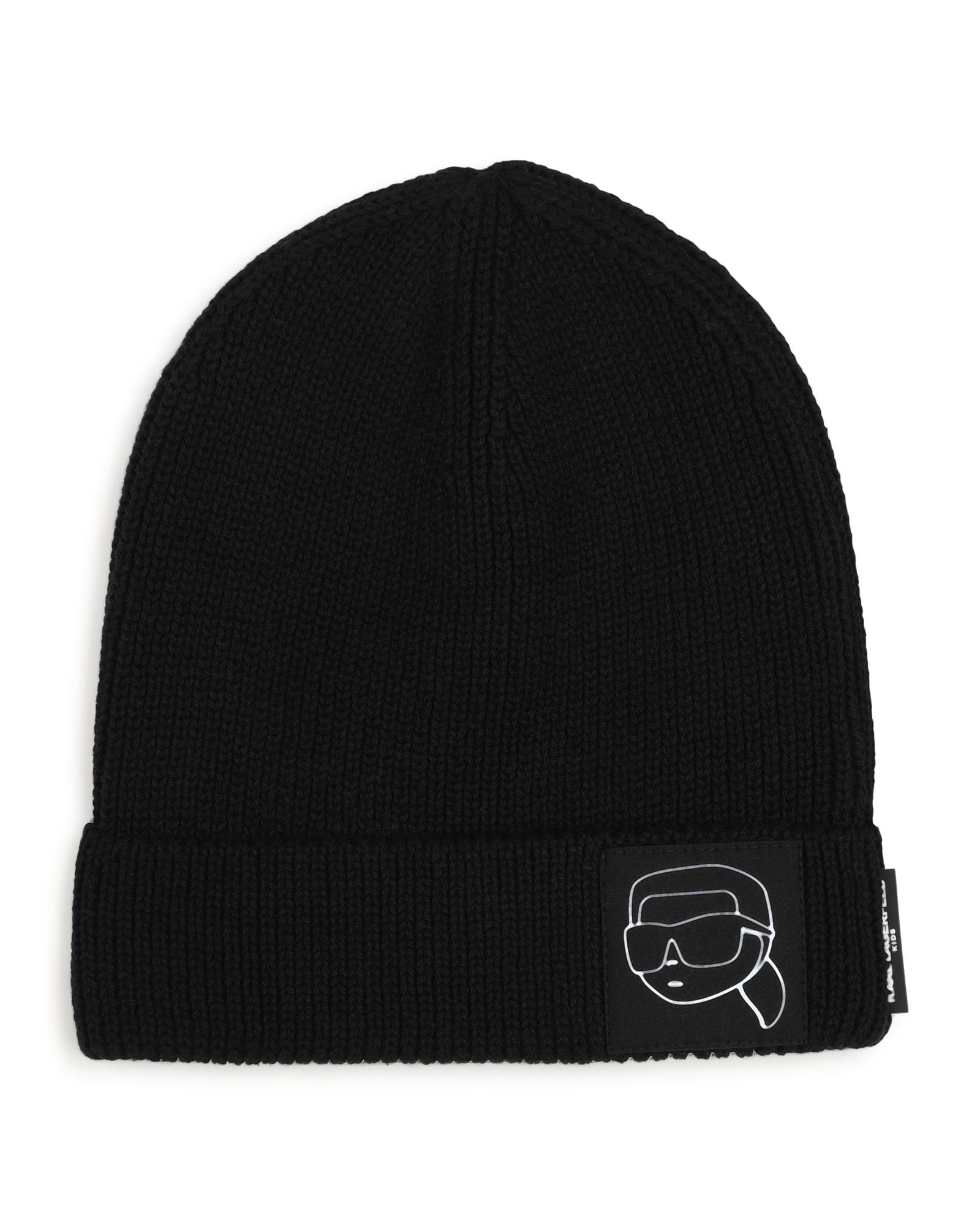 Imagen 0 de Gorro de niño con estampado grande Negro