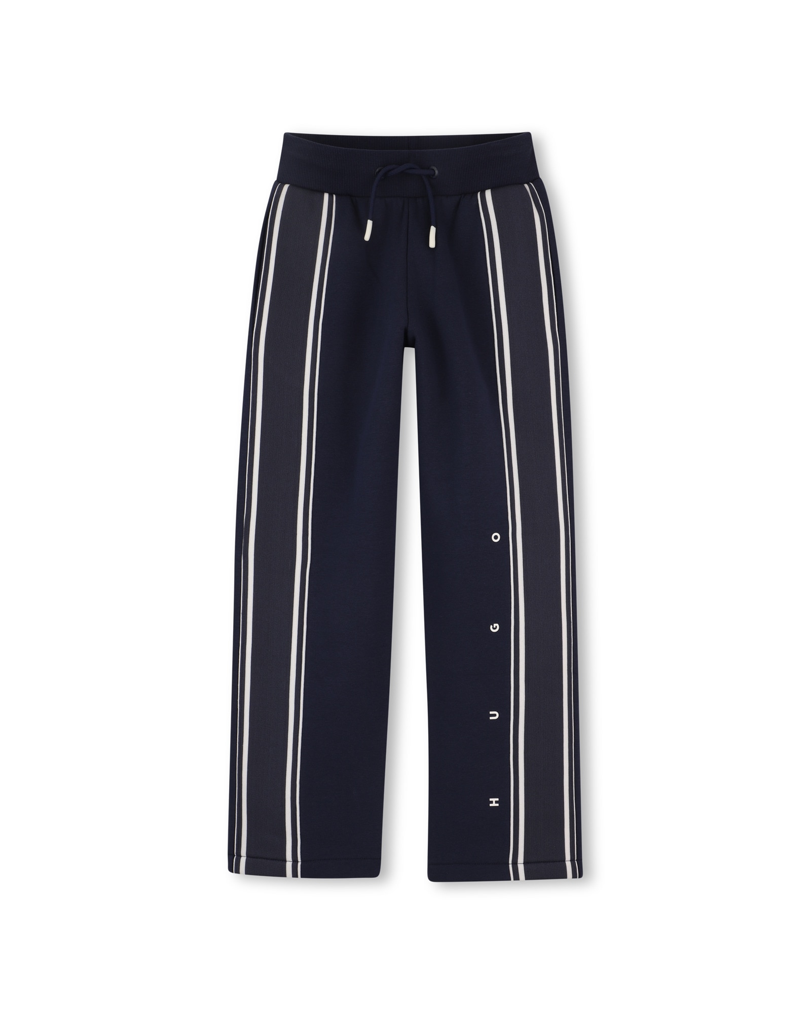 Pantalón cinco bolsillos de niño con rayas - Hugo - Azul marino Azul marino-1