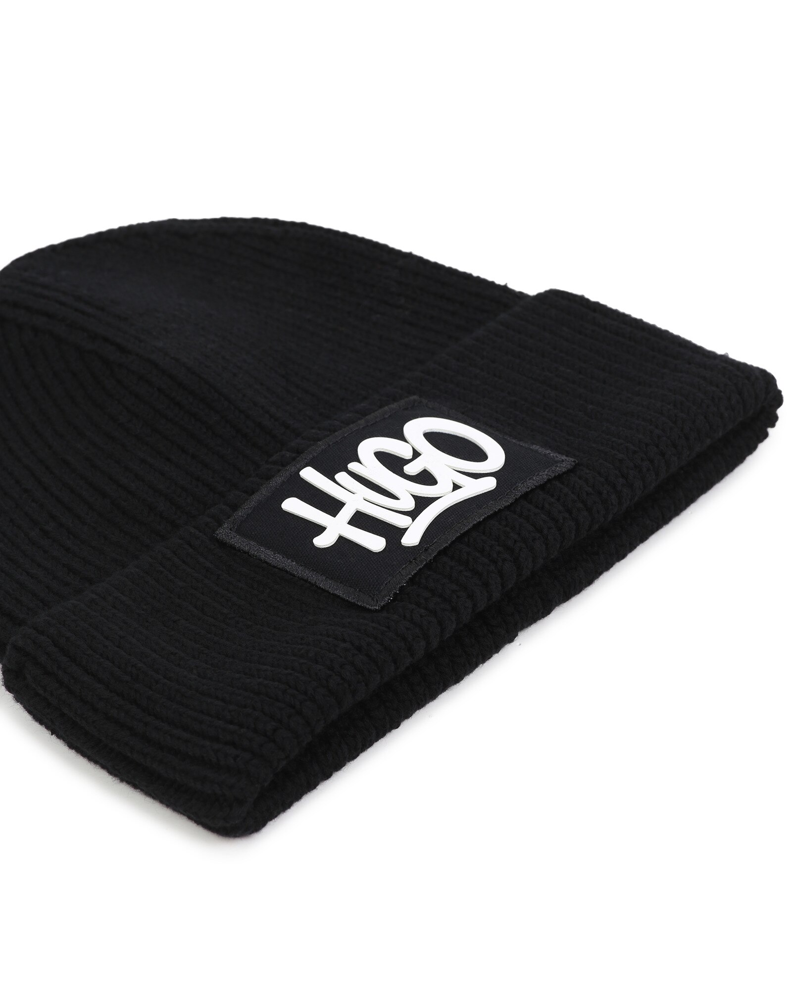 Gorro de niño con estampado grande - Hugo - Negro Negro-2