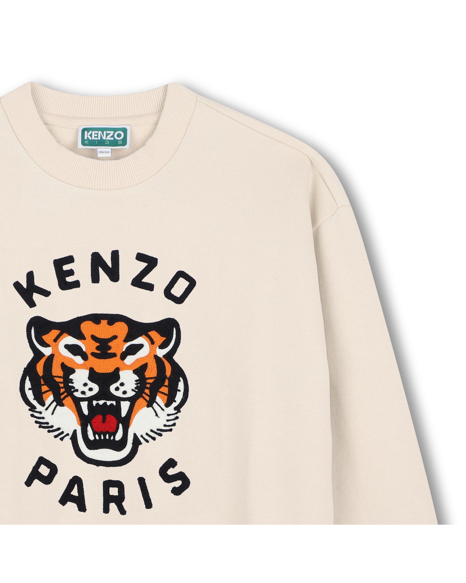 Sudadera con capucha de niño con estampado grande - Kenzo Kids - Marrón claro Marrón claro-2