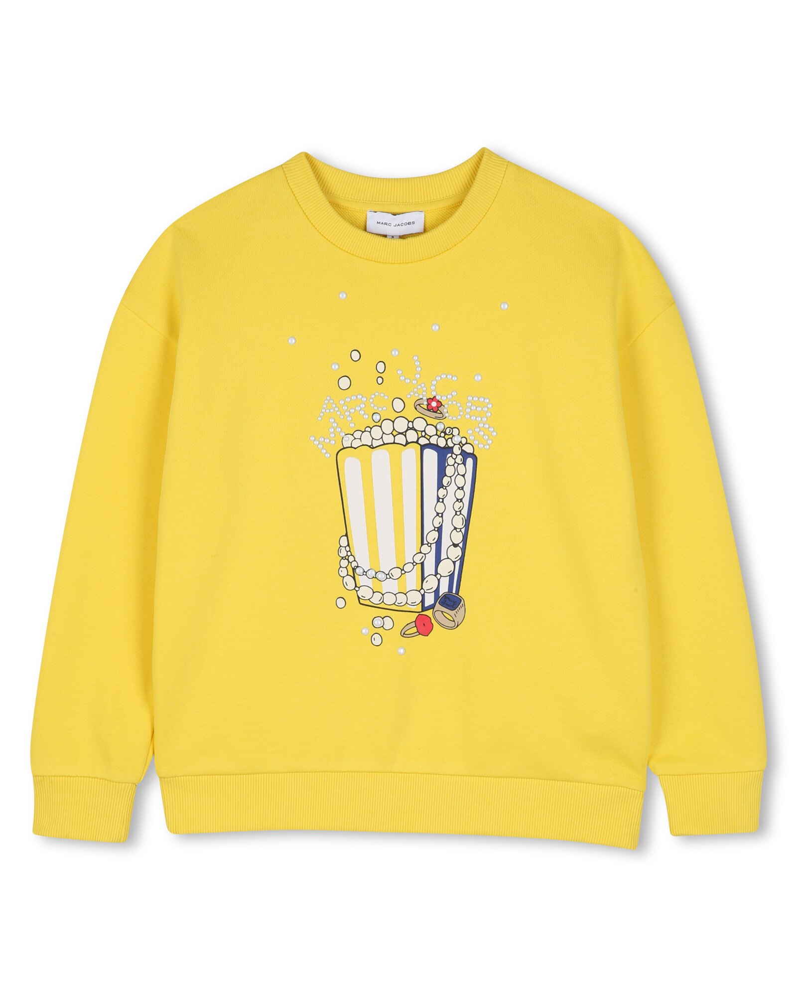 Imagen 0 de Sudadera con capucha de bebé niña con fantasía Amarillo