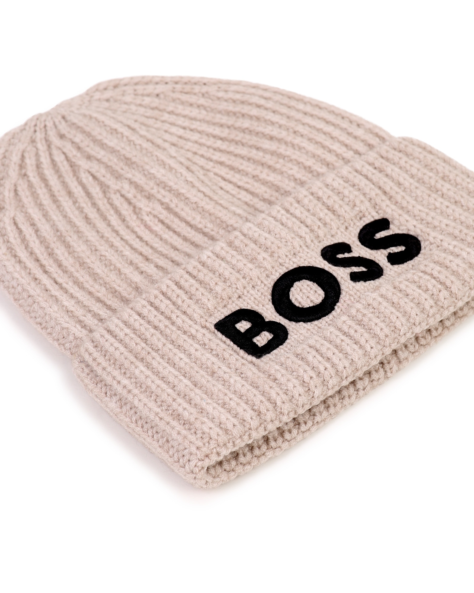 Gorro de niño con estampado grande - BOSS Kidswear - Natural Natural-3
