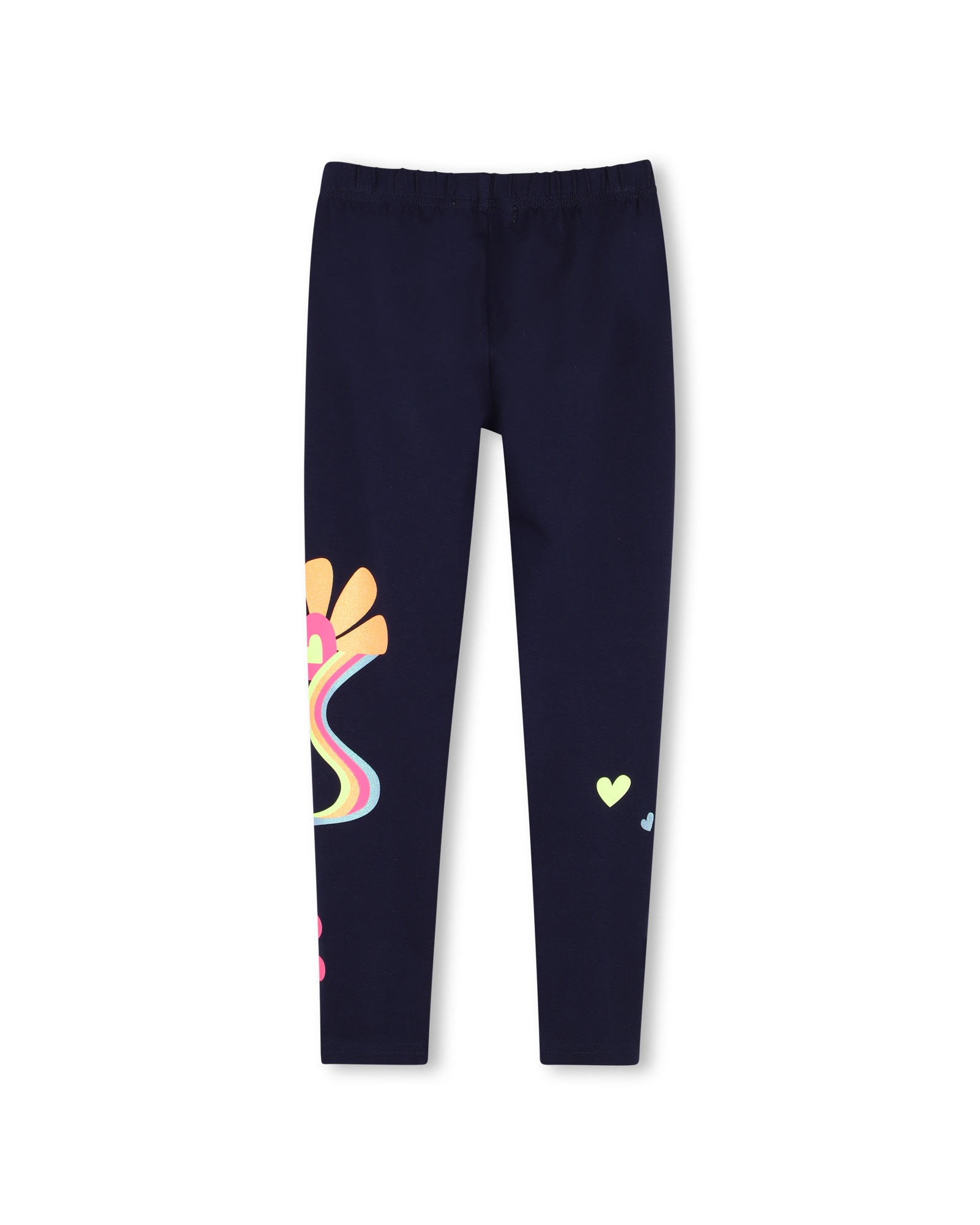 Pantalón deportivo de niña con fantasía - Billieblush - Azul marino Azul marino-3