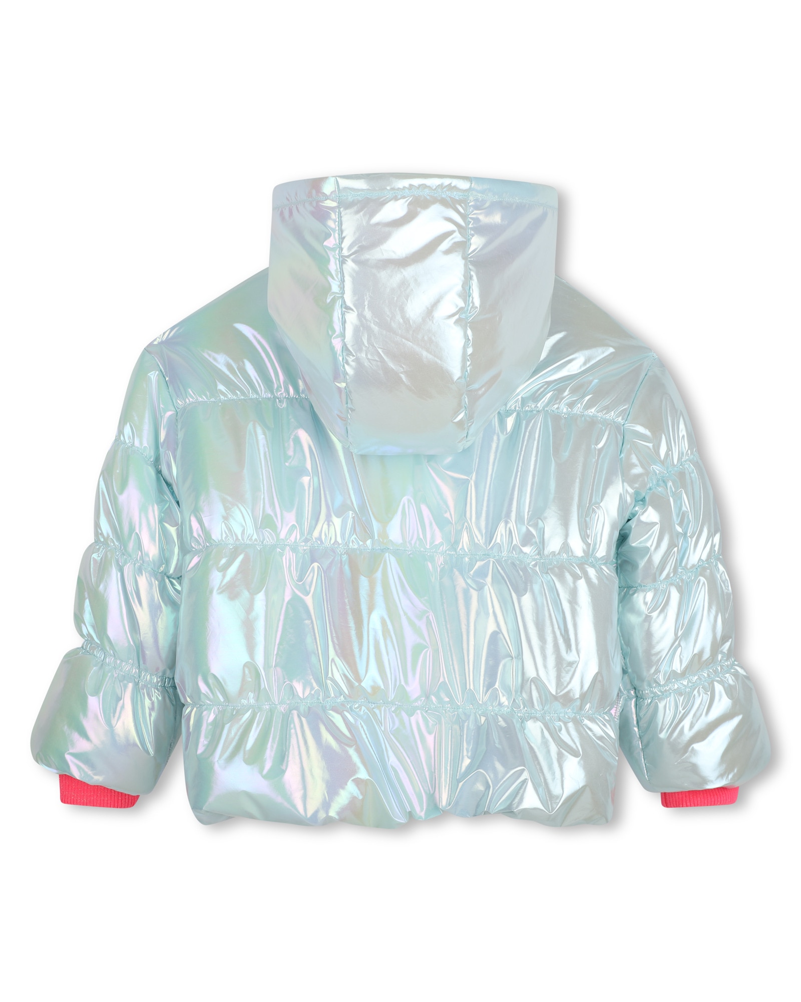 Abrigo de niña con estampado grande - Billieblush - Azul marino Azul marino-3