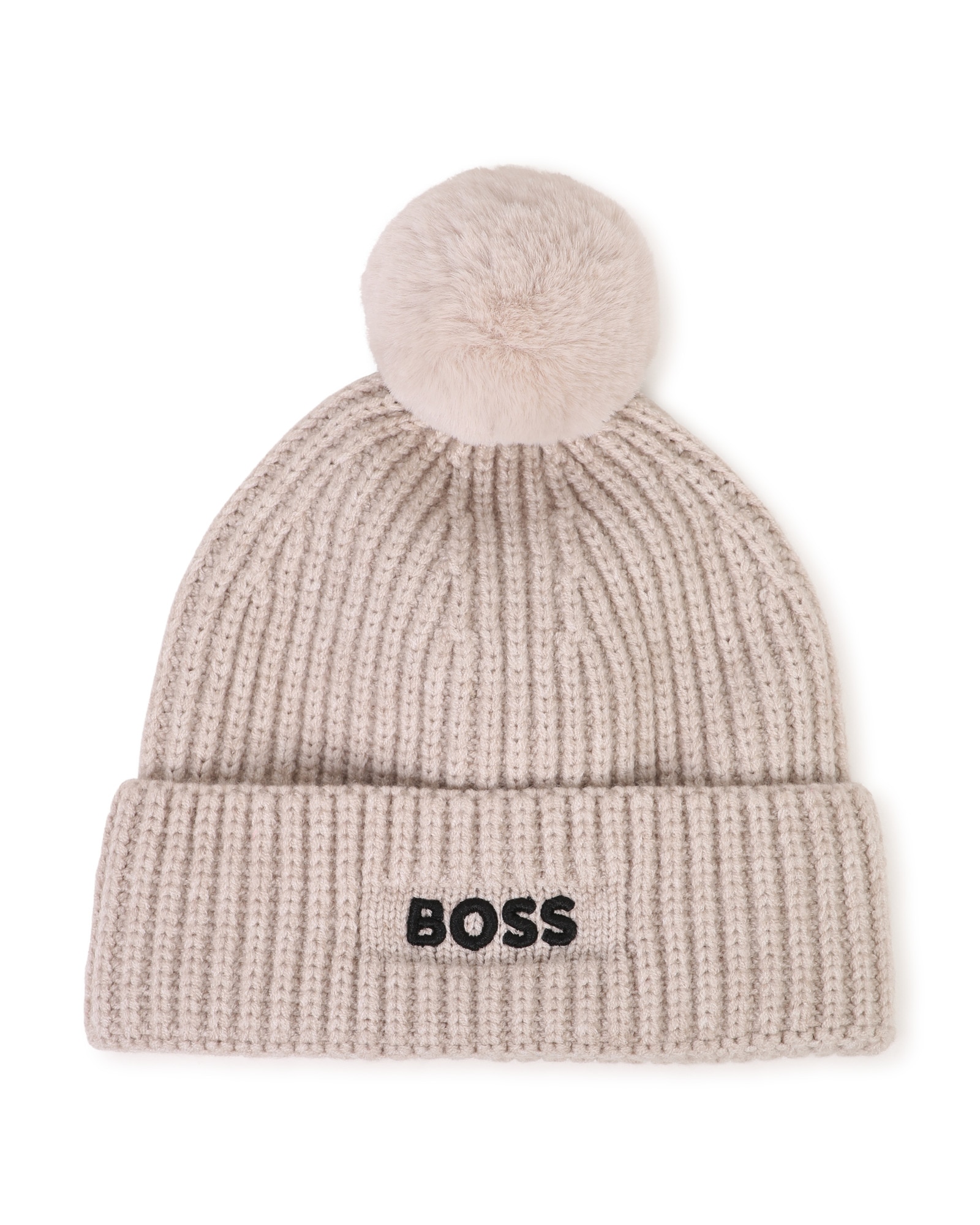 Gorro de bebé niño con estampado grande - BOSS Kidswear - Natural Natural-1
