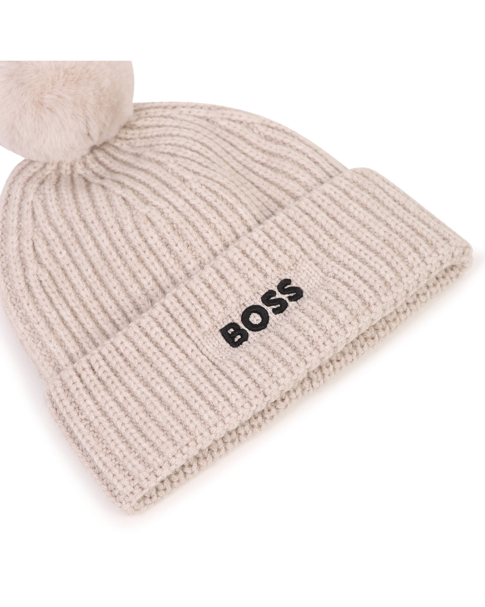 Gorro de bebé niño con estampado grande - BOSS Kidswear - Natural Natural-3