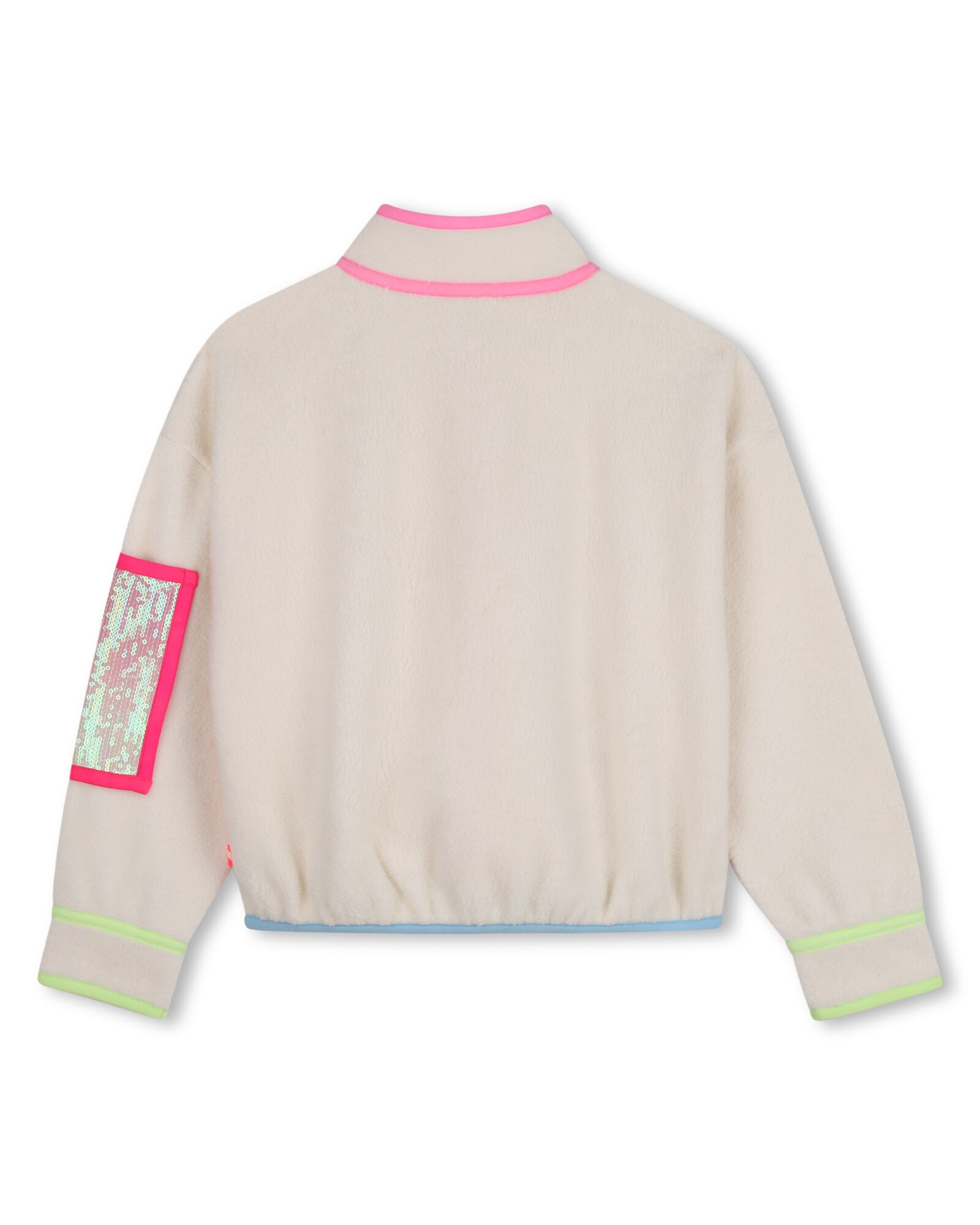 Cazadora de niña liso - Billieblush - Gris claro Gris claro-3