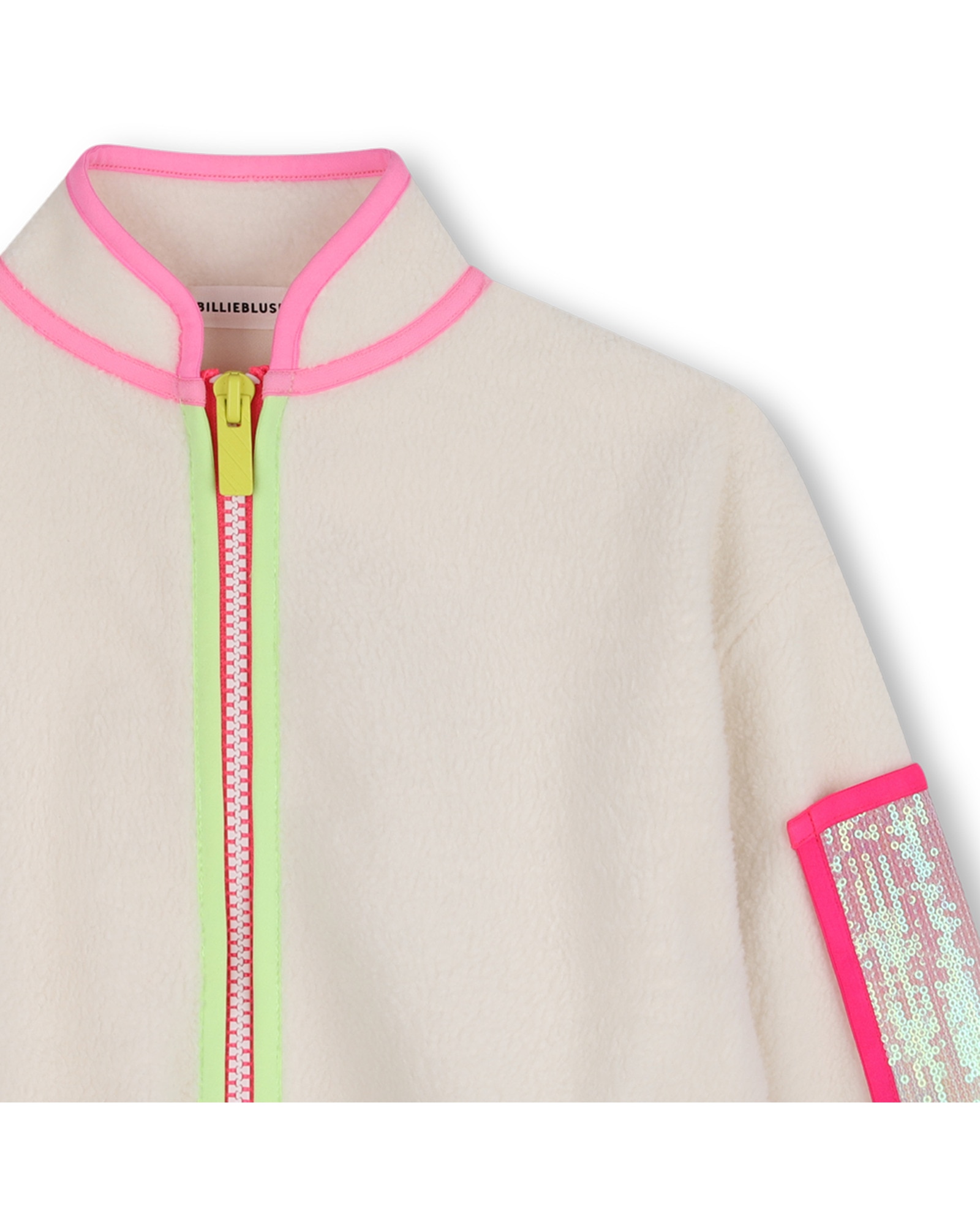 Cazadora de niña liso - Billieblush - Gris claro Gris claro-2
