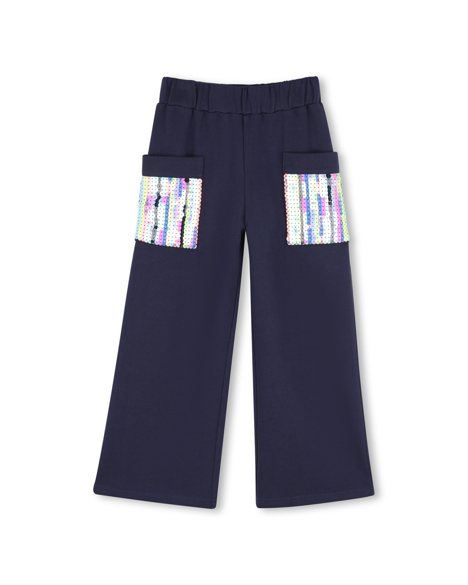 Pantalón deportivo de niña con rayas