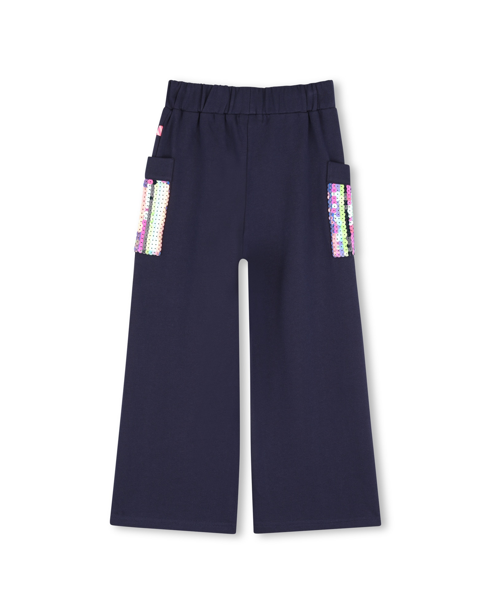 Pantalón deportivo de niña con rayas - Billieblush - Azul marino Azul marino-3
