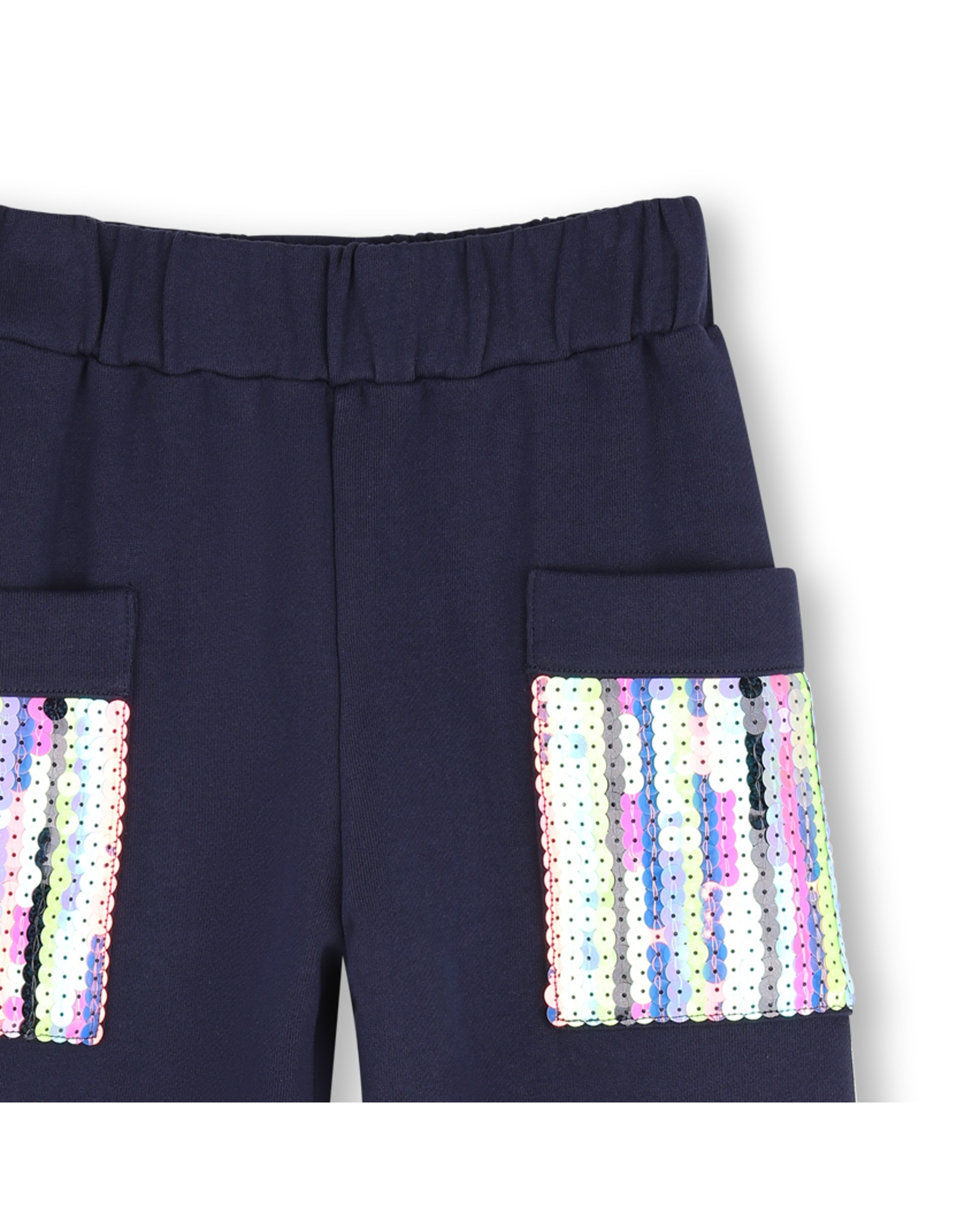 Pantalón deportivo de niña con rayas - Billieblush - Azul marino Azul marino-2