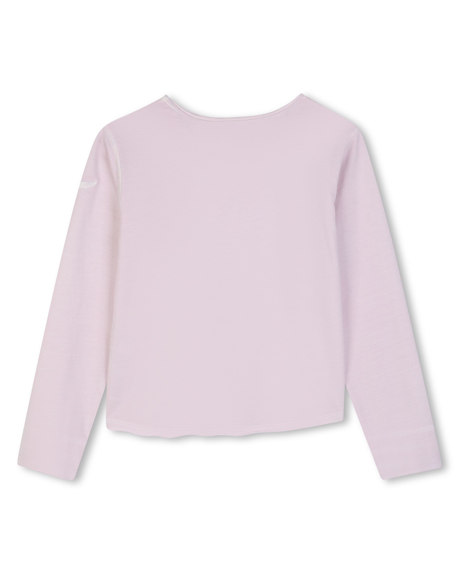 Camiseta de niña de manga corta con estampado grande - Zadig & Voltaire - Rosa Rosa-3