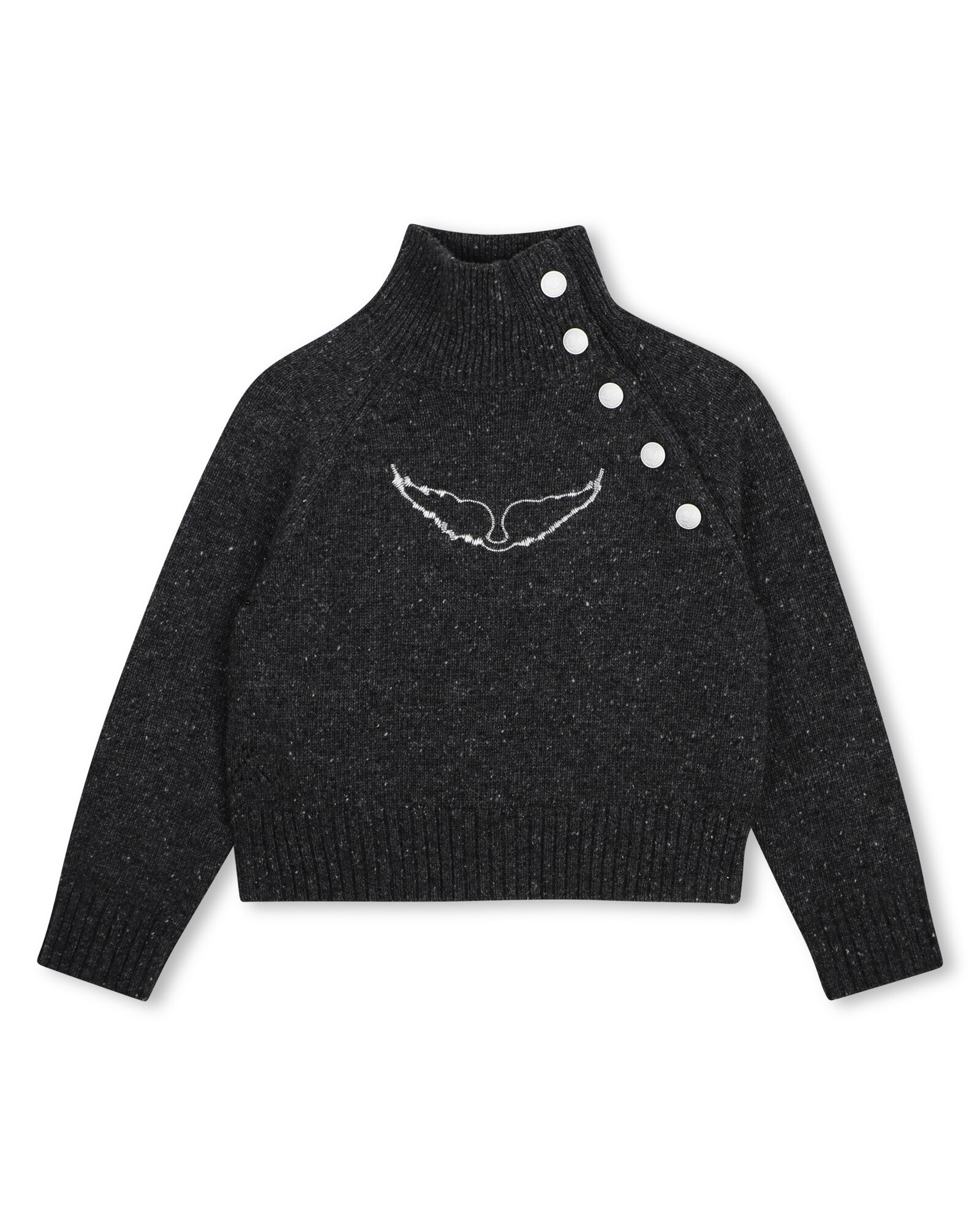 Imagen 0 de Jersey de niña con fantasía Gris oscuro