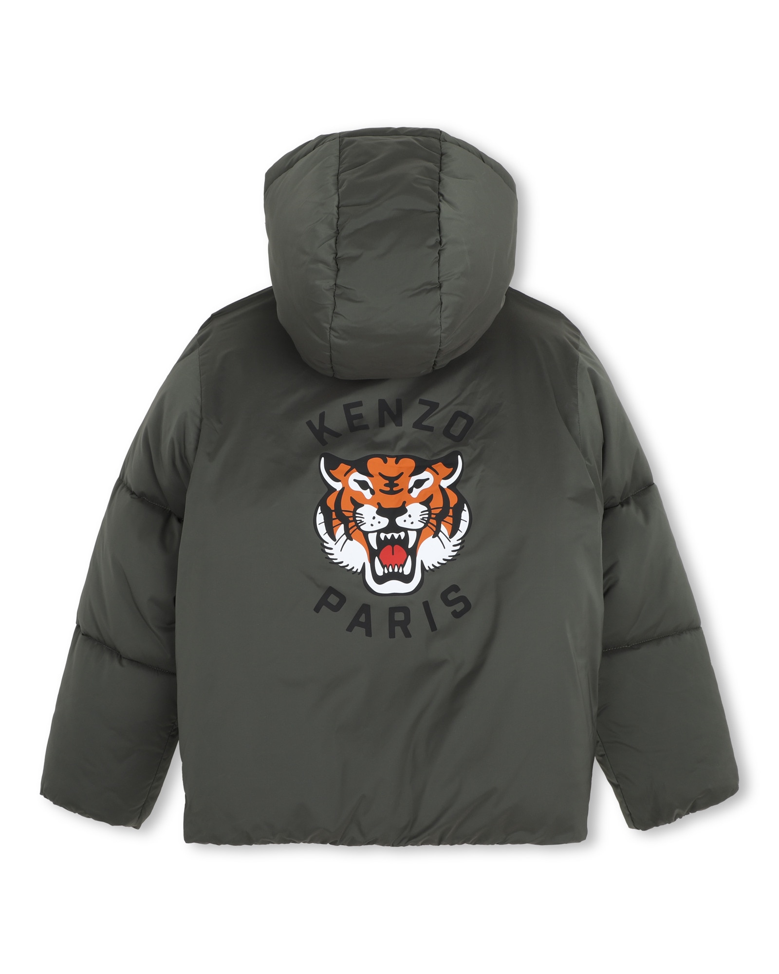 Abrigo de niño con estampado grande - Kenzo Kids - Verde Verde-3