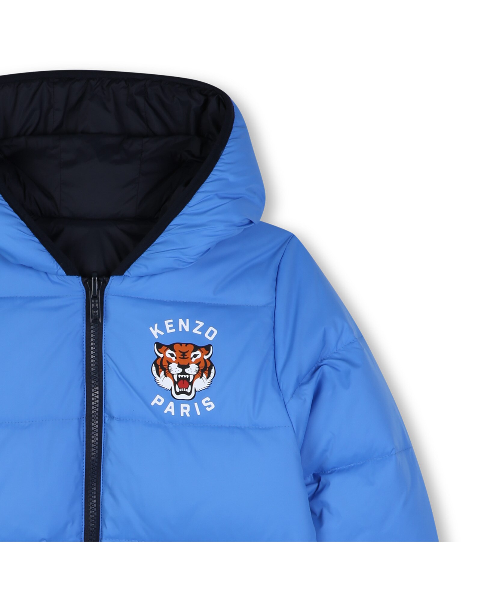 Abrigo de niño con estampado grande - Kenzo Kids - Azul marino Azul marino-6