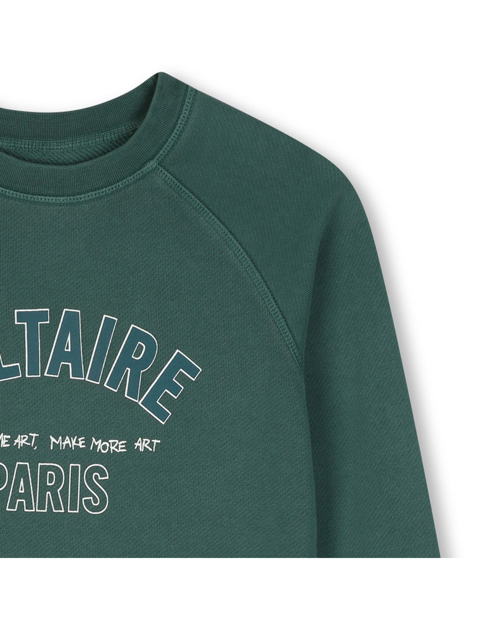 Sudadera con capucha de niña con estampado grande - Zadig & Voltaire - Verde Verde-2