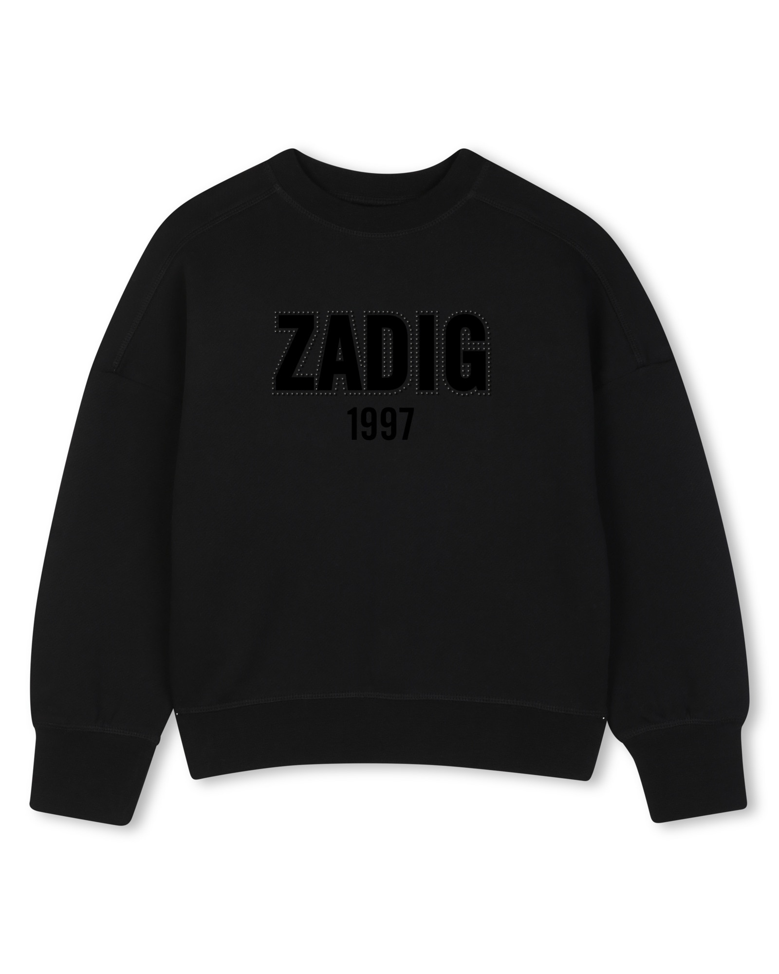 Sudadera con capucha de niña con estampado grande - Zadig & Voltaire - Negro Negro-1