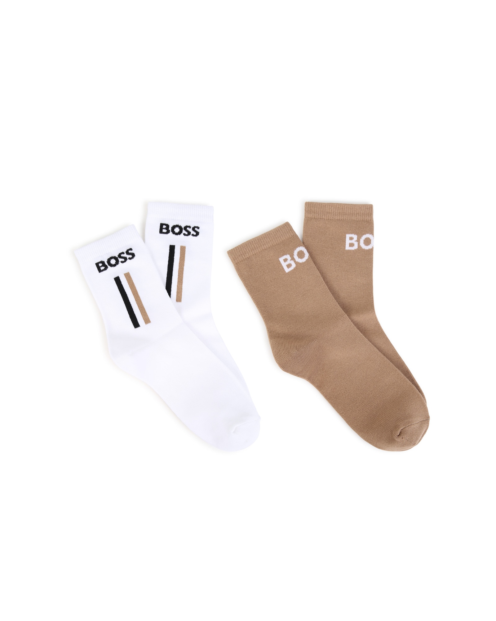 Calcetines de niño con estampado grande - BOSS Kidswear - Marrón claro Marrón claro-1