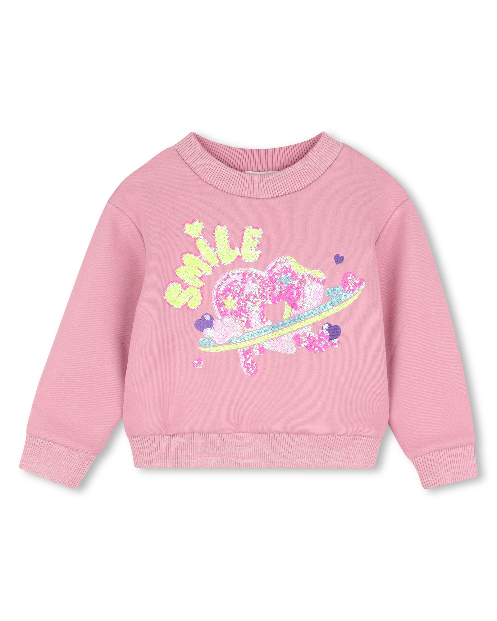 Imagen 0 de Sudadera con capucha de niña con estampado grande Rojo