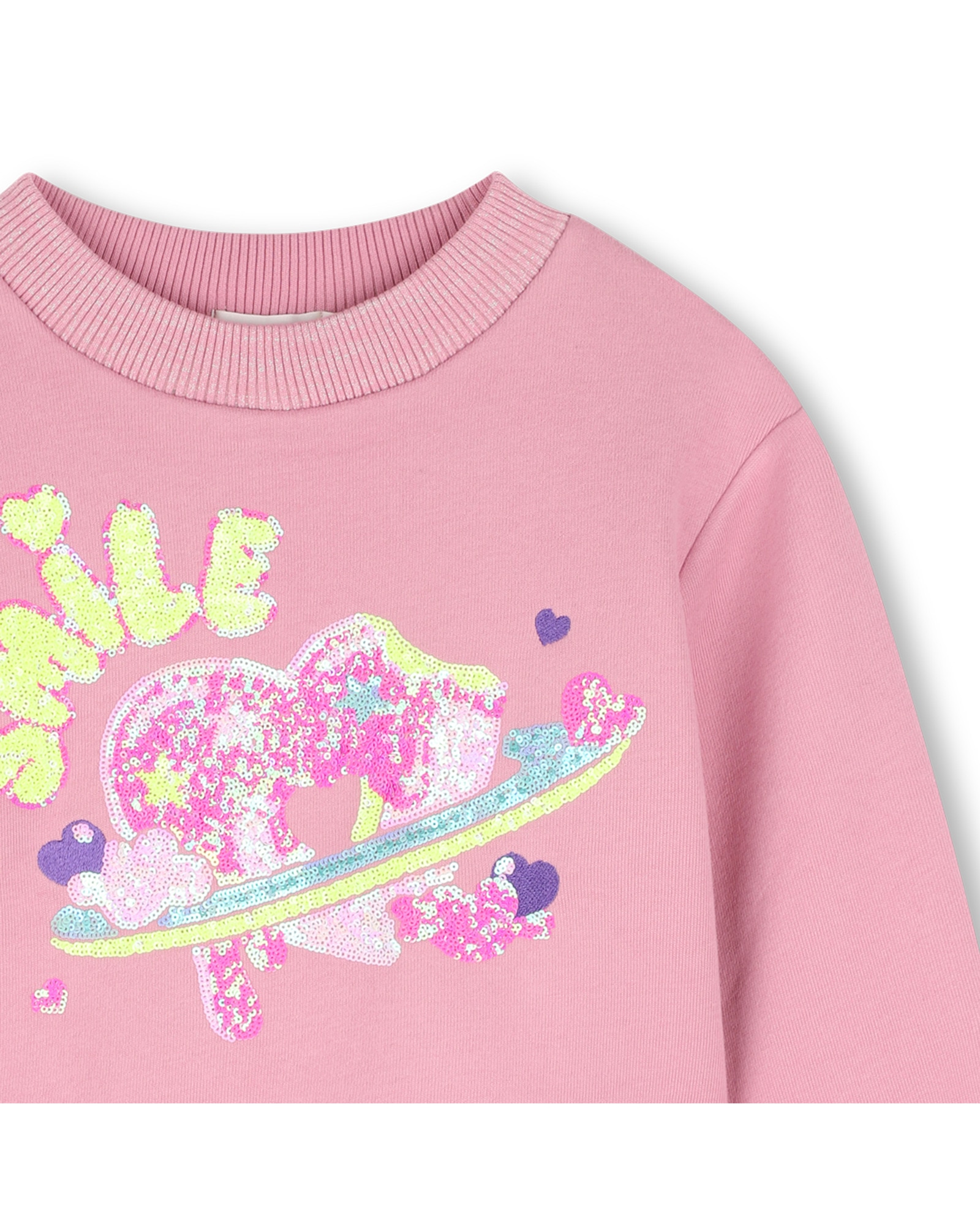 Sudadera con capucha de niña con estampado grande - Billieblush - Rojo Rojo-2