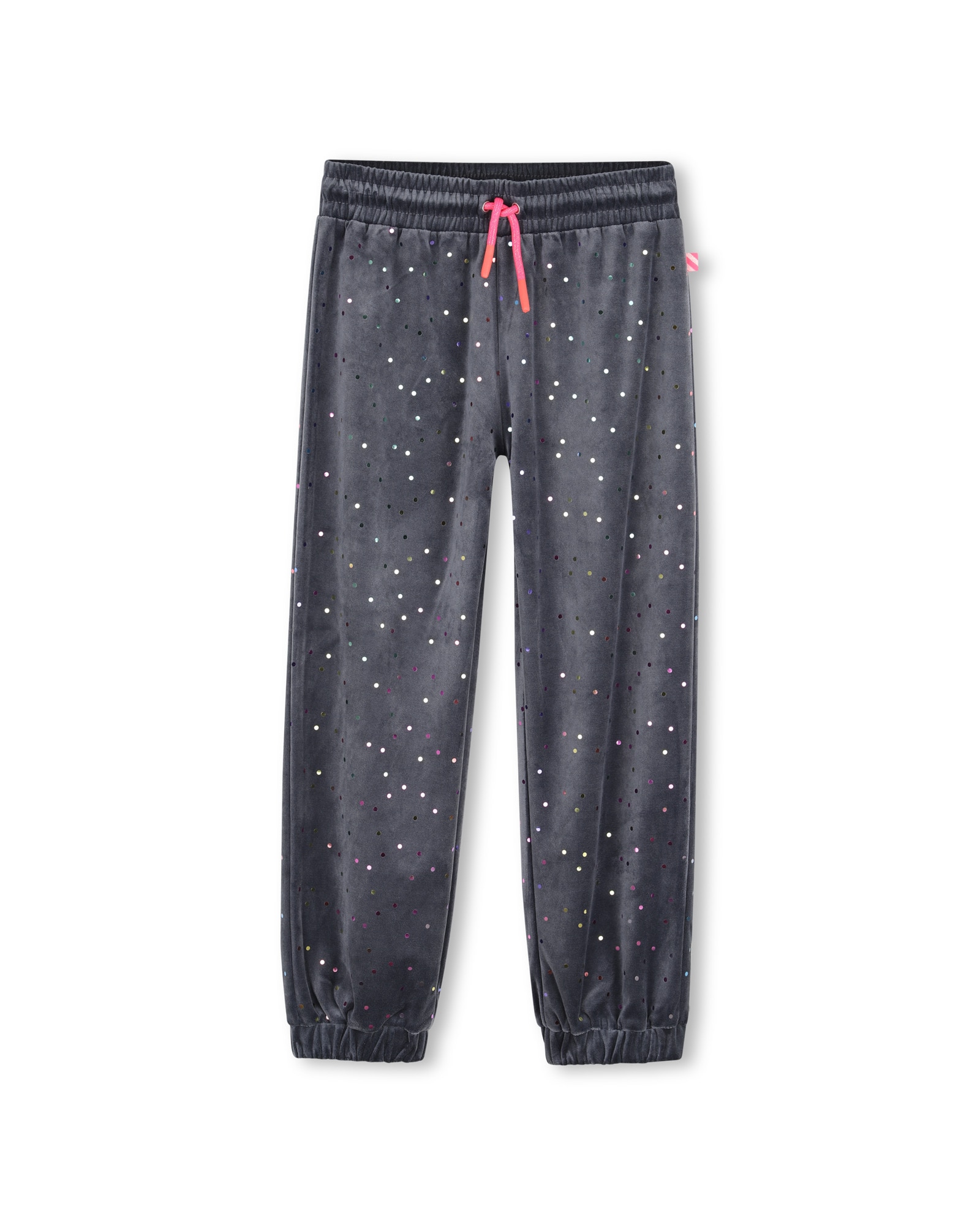 Imagen 1 de Pantalón deportivo de niña con estampado grande Gris