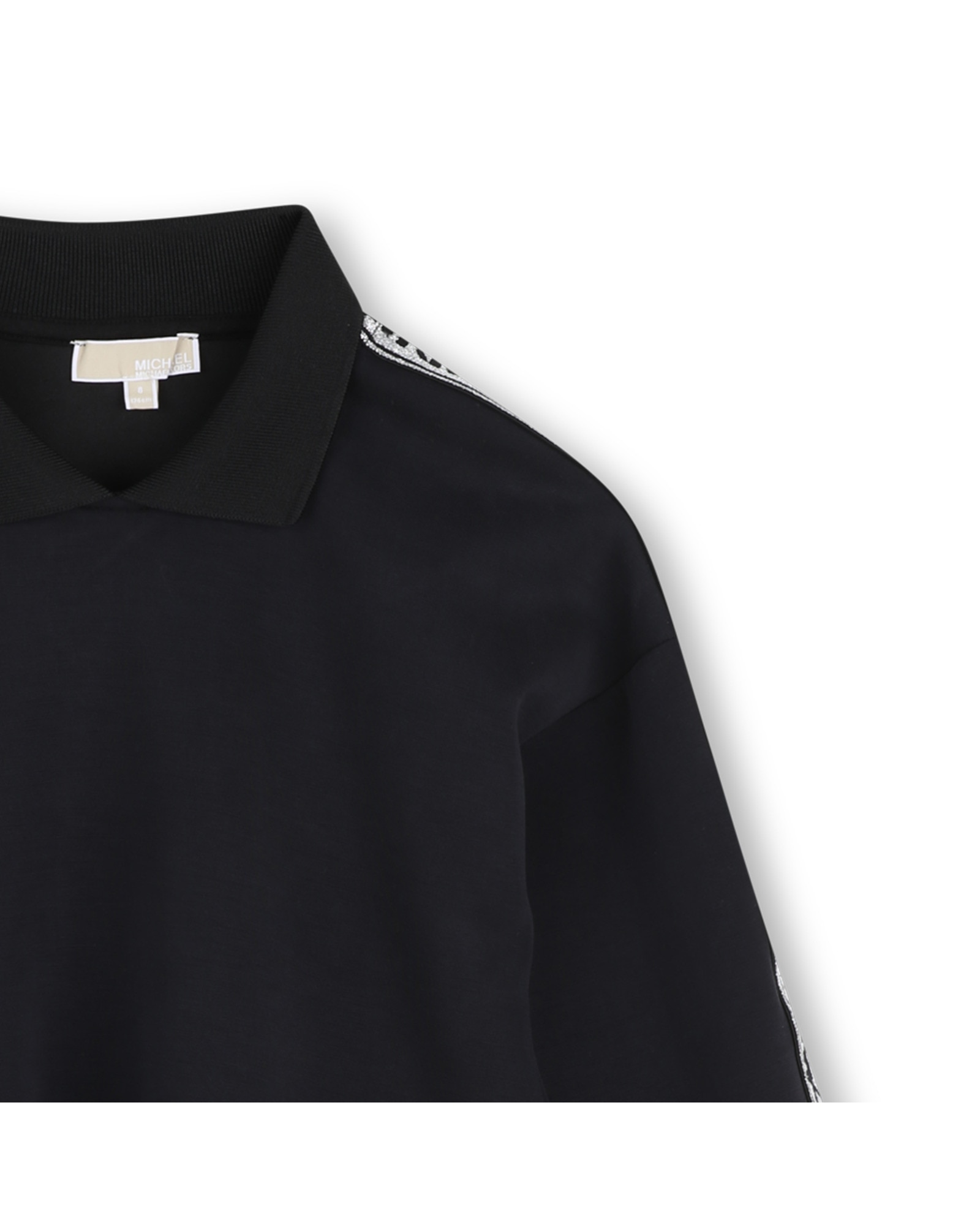 Imagen 4 de Vestido de niña de manga larga liso - Michael Kors - Negro Negro