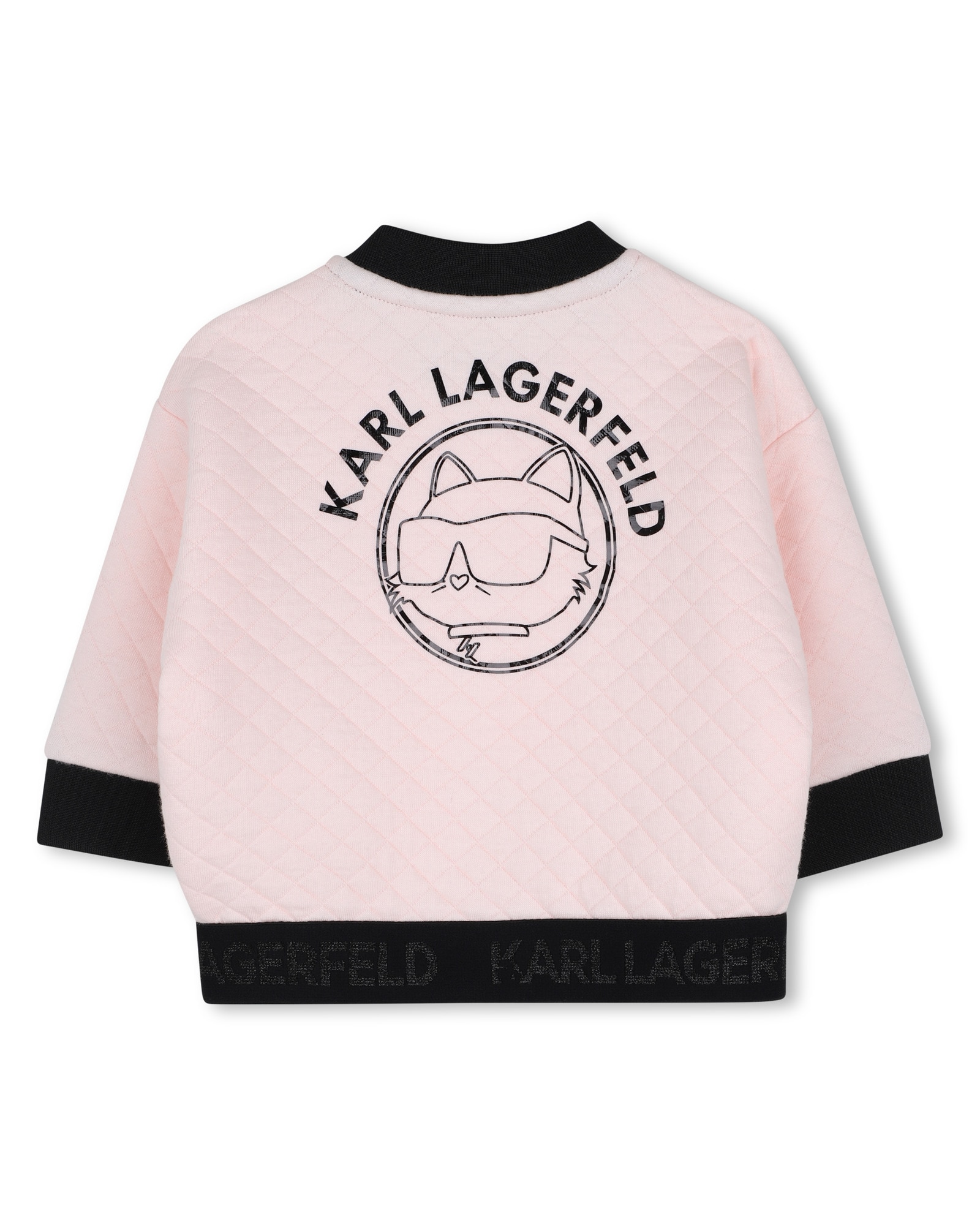 Imagen 4 de Conjunto de bebé niña con cuadros - Karl Lagerfeld Kids - Rosa Rosa