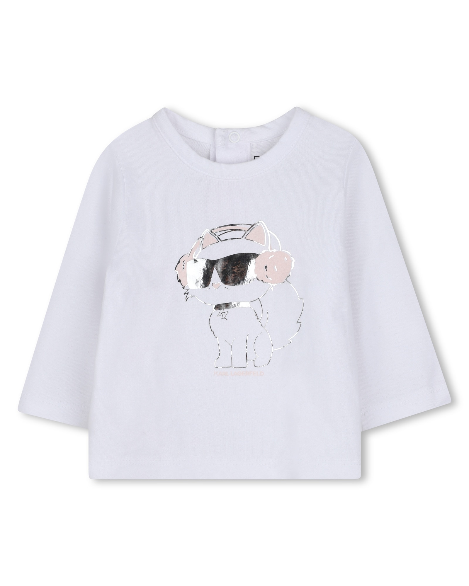 Imagen 5 de Conjunto de bebé niña con cuadros - Karl Lagerfeld Kids - Rosa Rosa