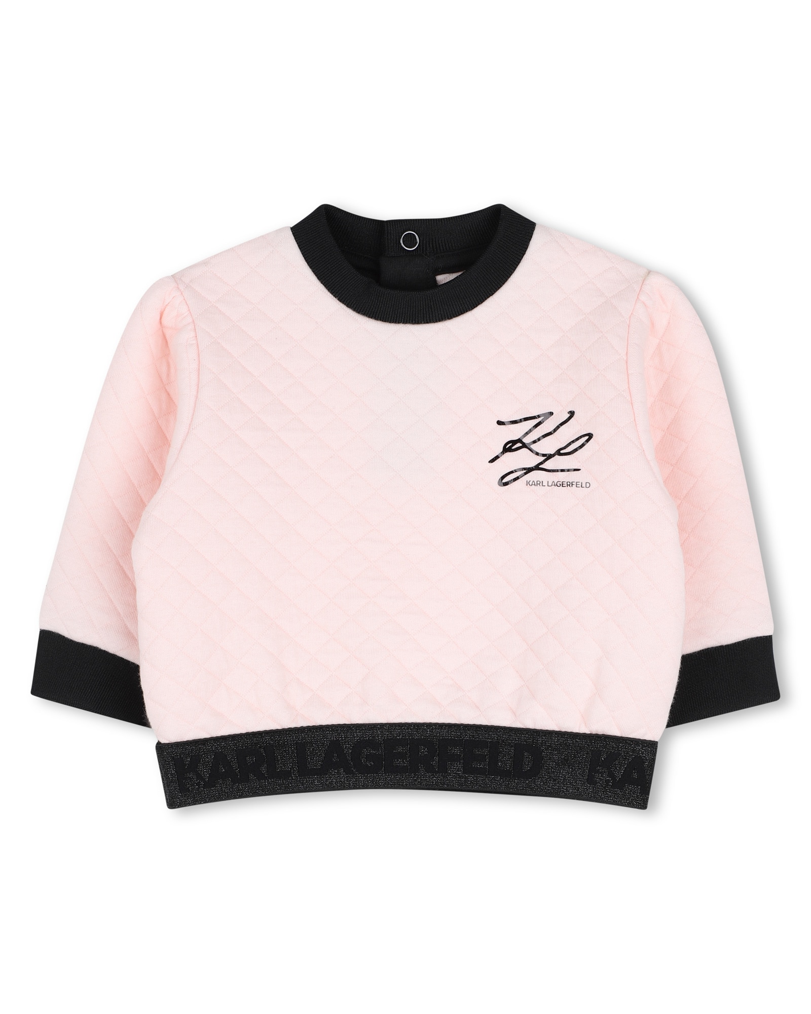 Imagen 2 de Conjunto de bebé niña con cuadros - Karl Lagerfeld Kids - Negro Negro